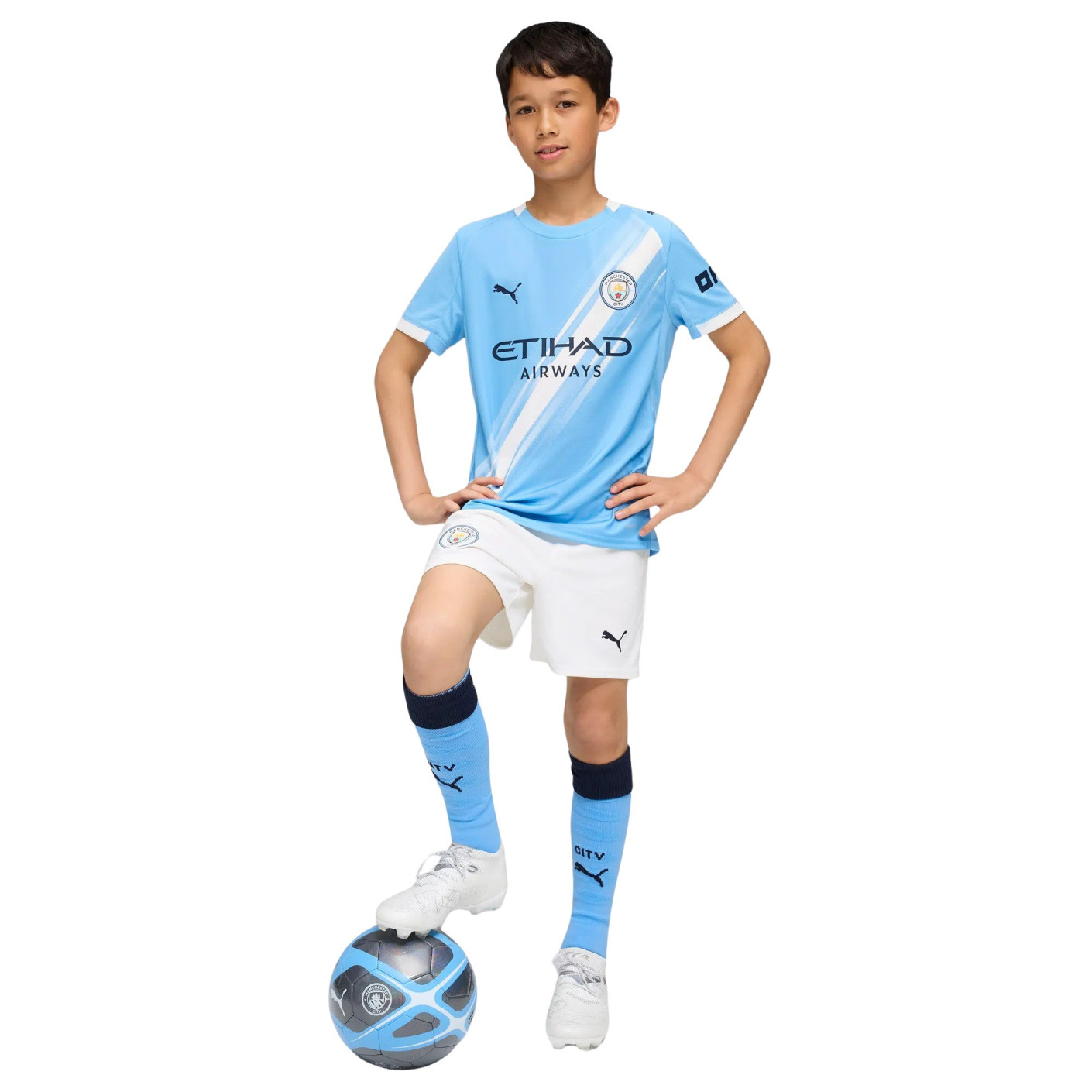 PUMA Manchester City Home Kit 2025-2026 Kids