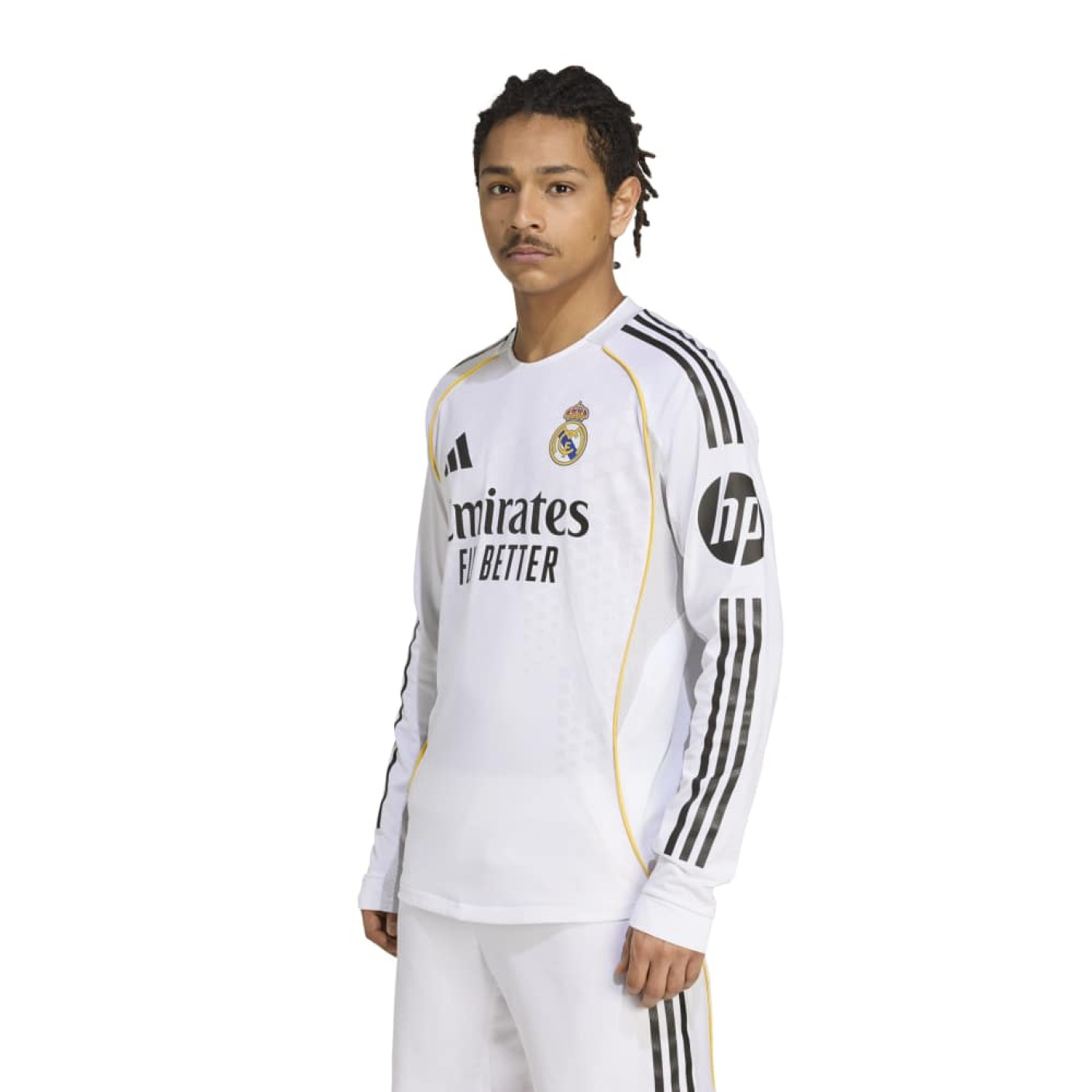 adidas Real Madrid Thuisshirt Lange Mouwen Authentic 2025-2026
