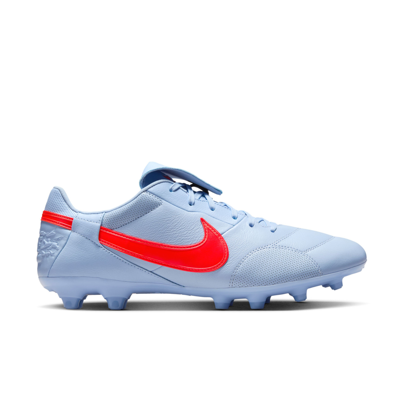 Nike Premier III Gras Football Boots (FG) Light Blue Bright Red