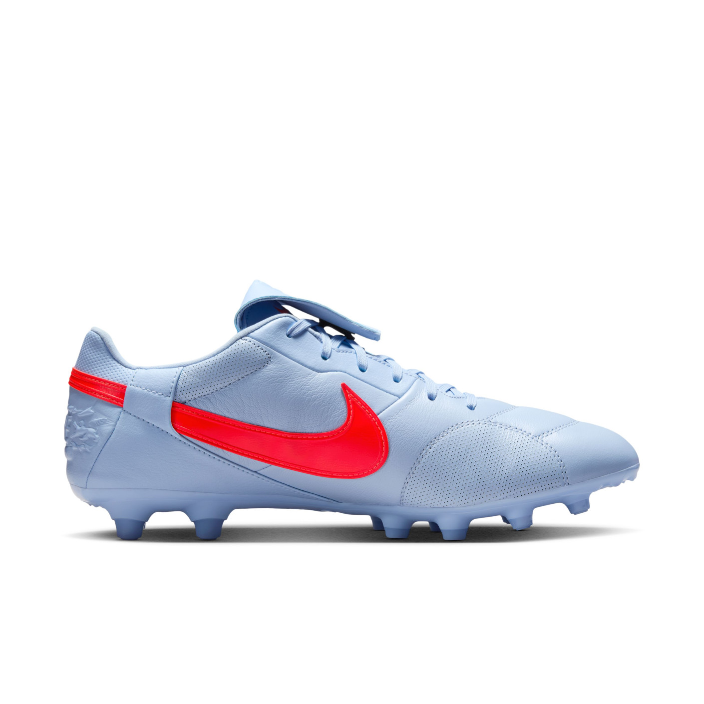 Nike Premier III Gras Football Boots (FG) Light Blue Bright Red