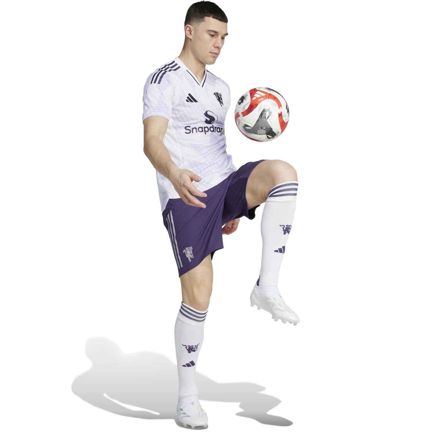 adidas Manchester United B.Fernandes 8 Authentic Away Shirt 2025