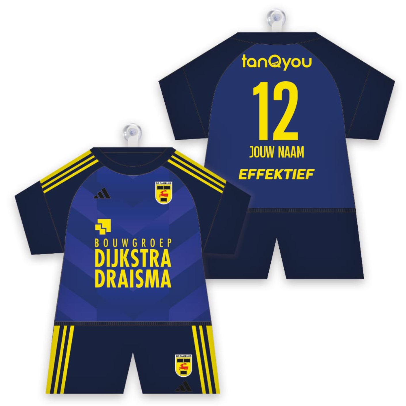 SC Cambuur Maxidress Away Shirt 2025-2026 Personalised