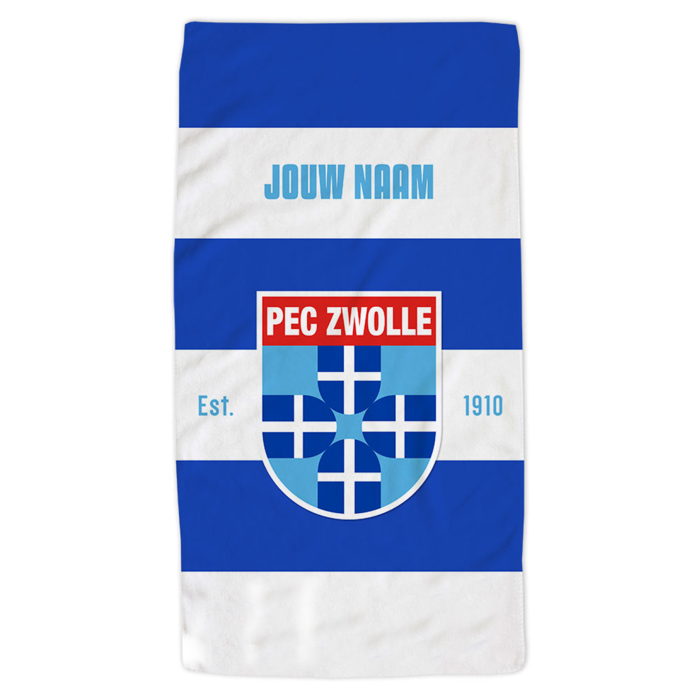 PEC Zwolle Towel Home Shirt 2025-2026 Personalised