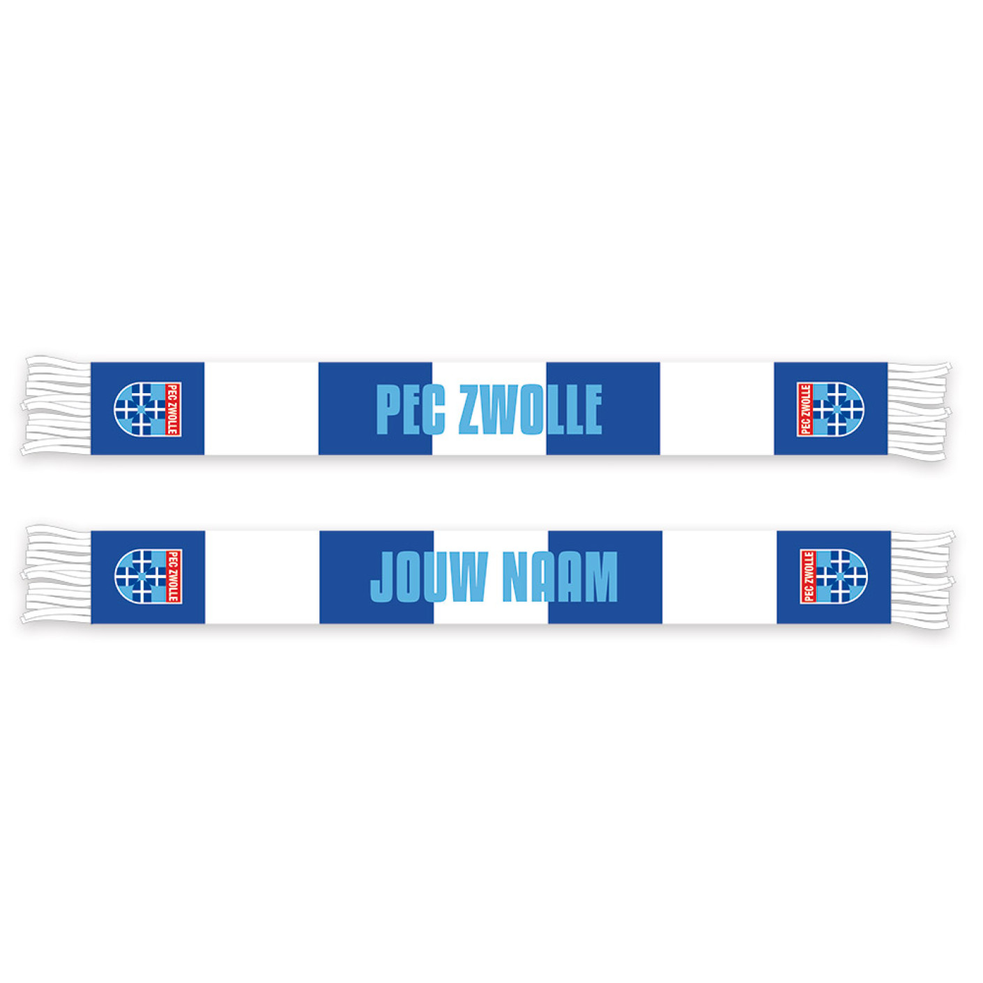 PEC Zwolle  Sjaal Thuisshirt 2025-2026 Gepersonaliseerd