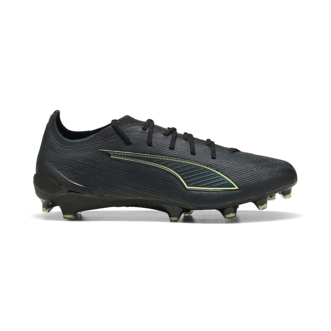PUMA Ultra 6 Ultimate Gras Football Boots (FG) Black Dark Green Light Green