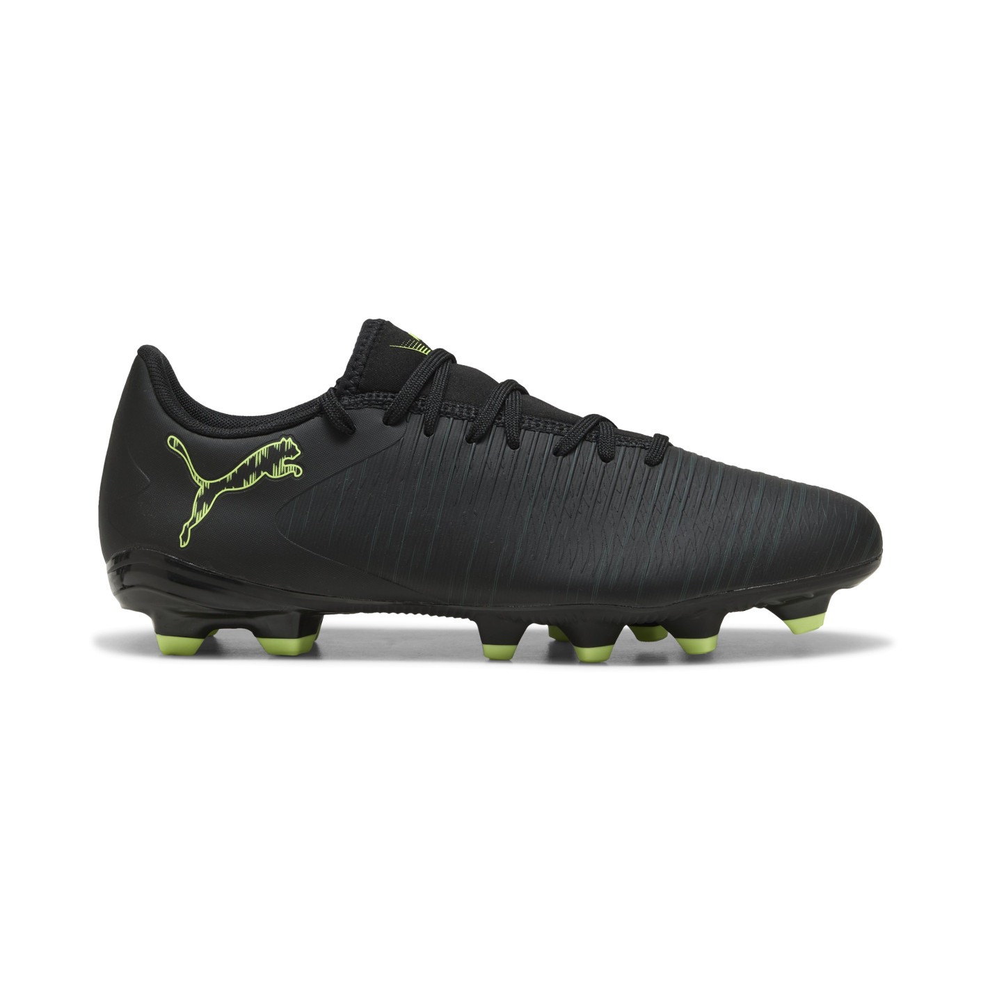 PUMA Future 8 Play Grass/Artificial Grass Football Boots (MG) Black Dark Green Light Green