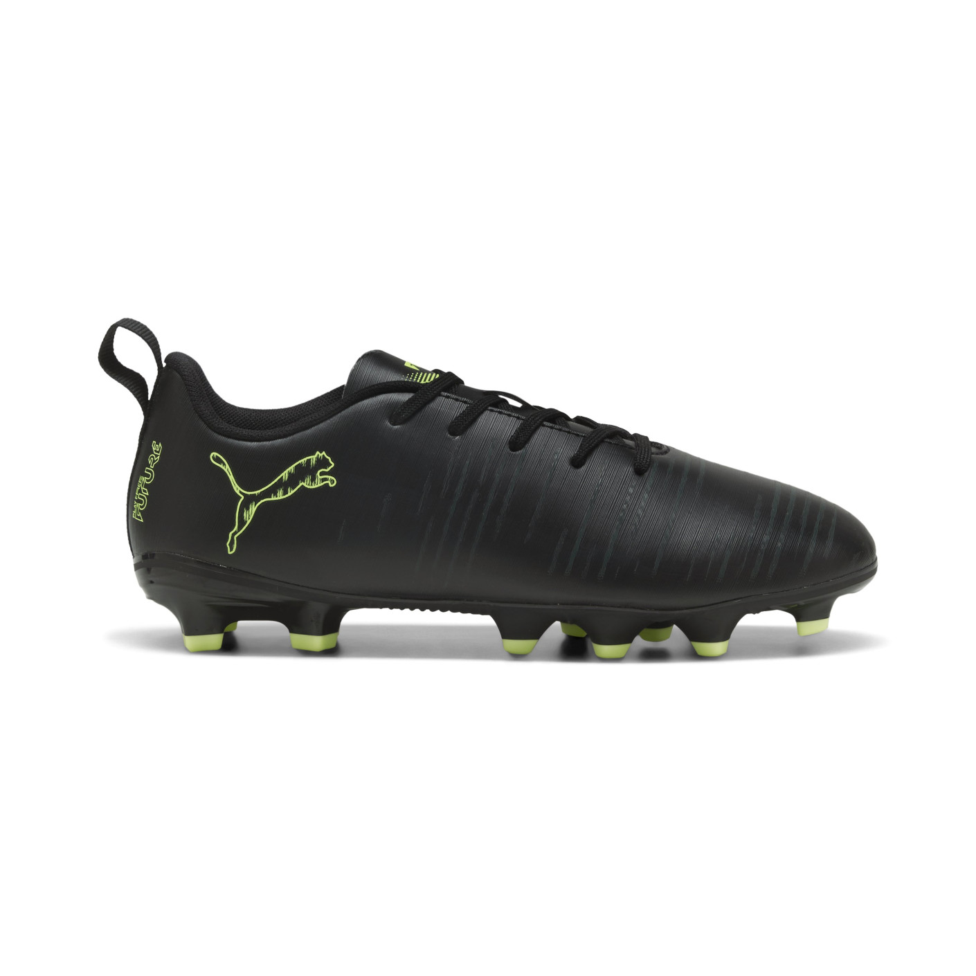 PUMA Future 8 Play Grass/Artificial Grass Football Boots (MG) Kids Black Dark Green Light Green