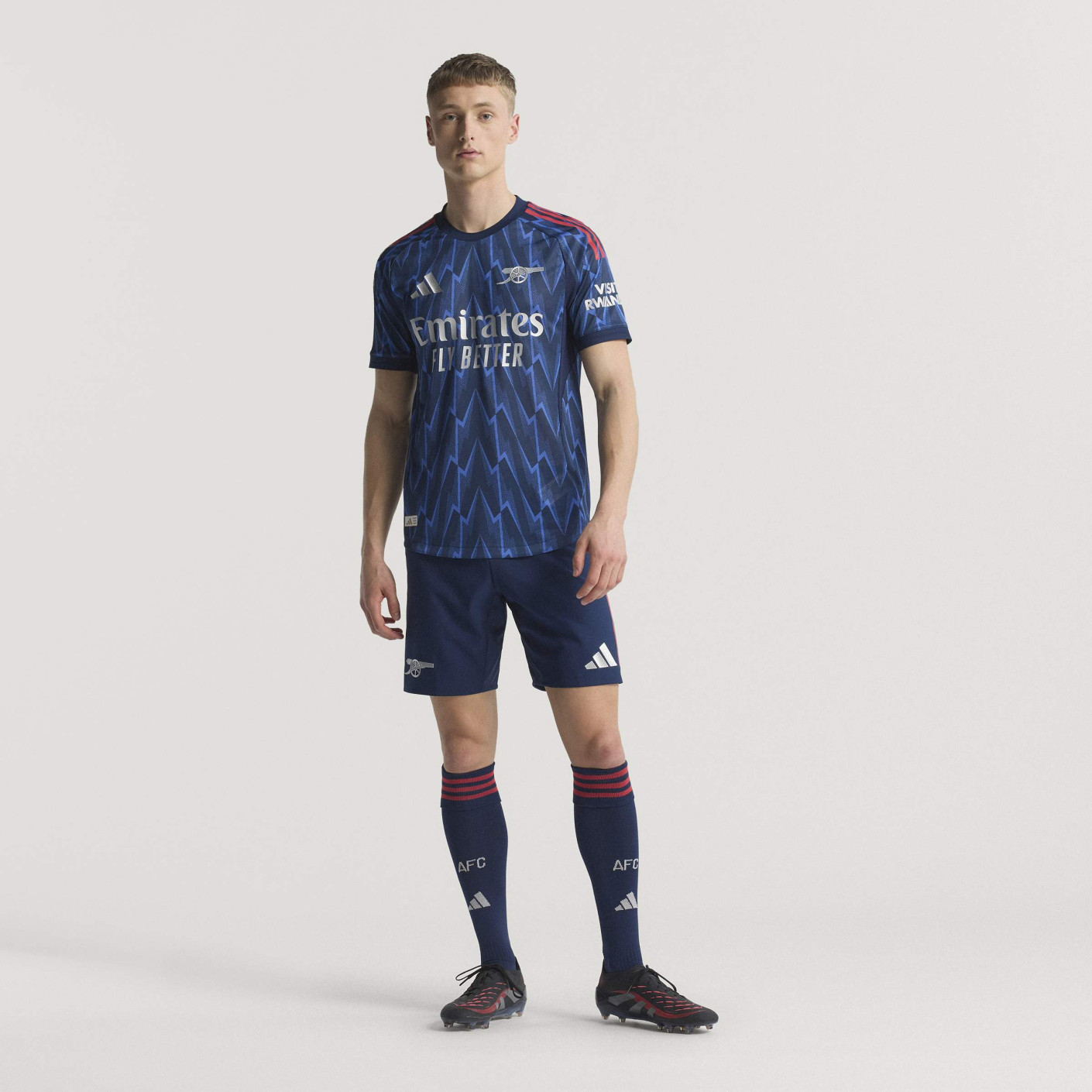 adidas Arsenal Trossard 19 Authentic Away Shirt 2025-2026