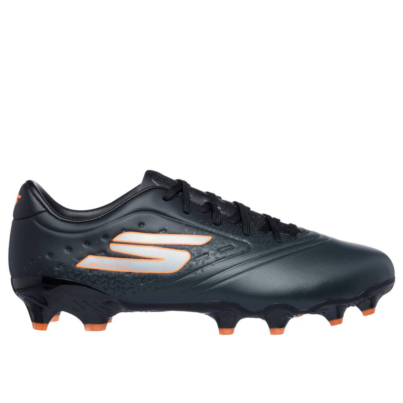 Skechers Razor 1.5 Academy Gras Football Boots (FG) Black Orange