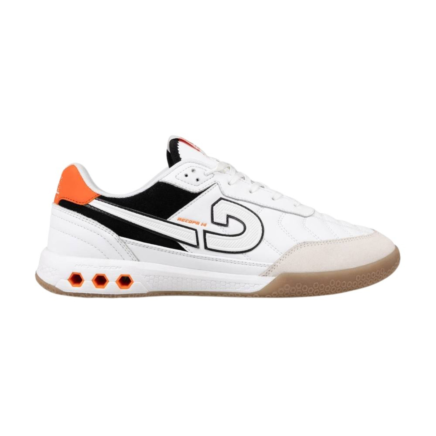 Cruyff Recopa 14 Indoor Football Boots (IN) White Black Orange