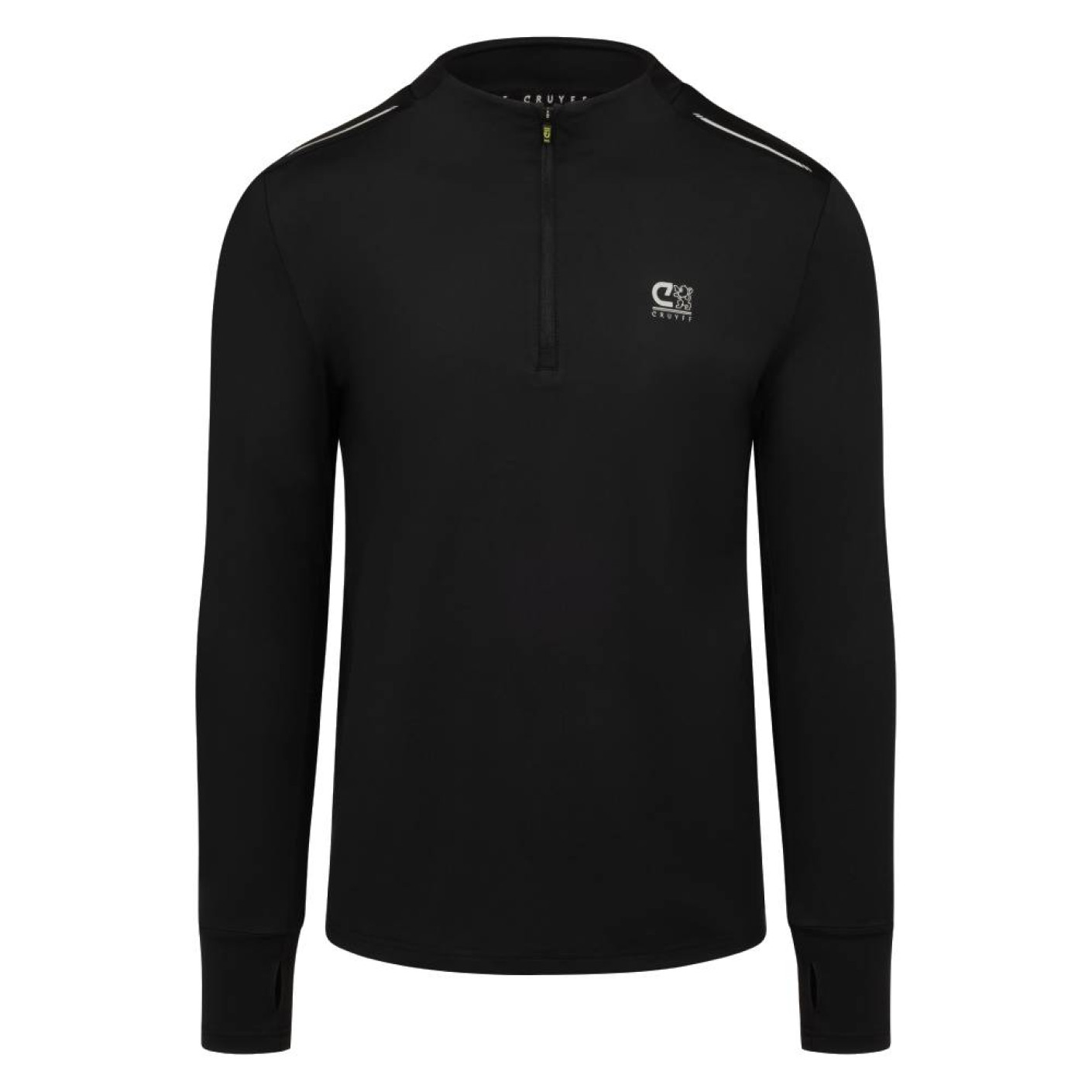 Cruyff Ametrine Trainingstrui 1/4-Zip Zwart