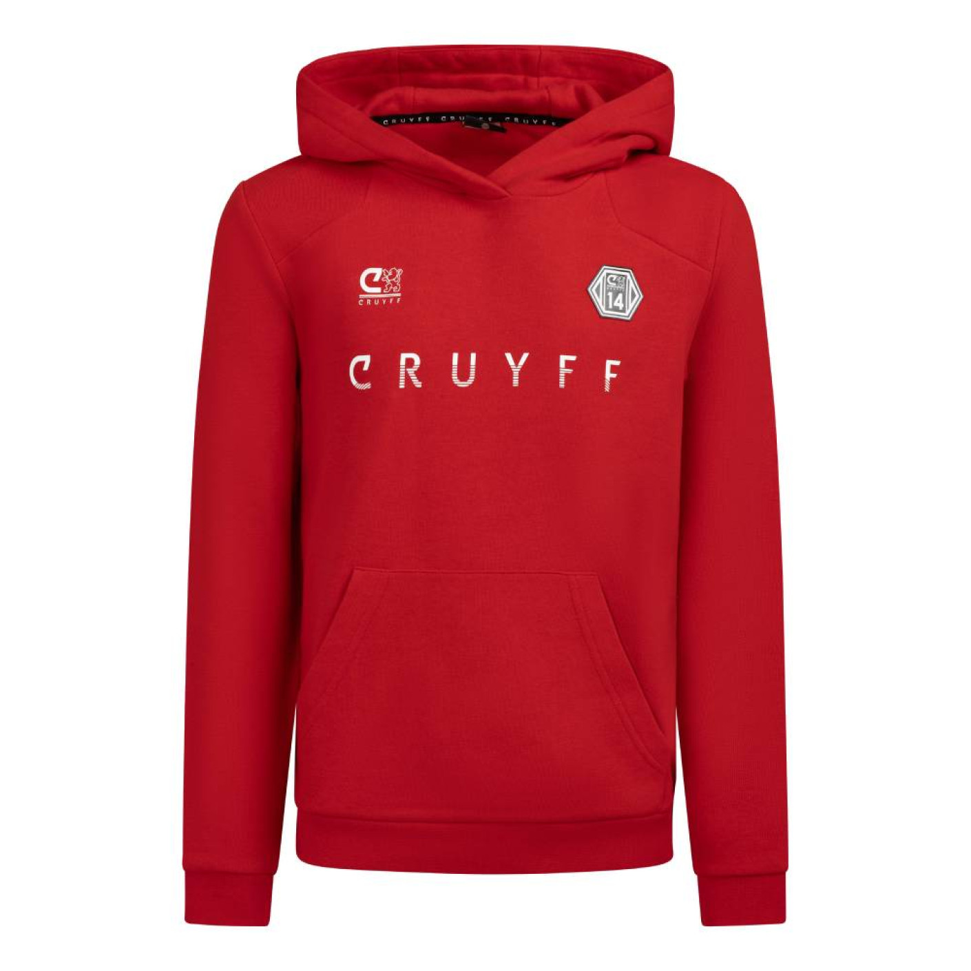 Cruyff Onyx Hoodie Kids Rood
