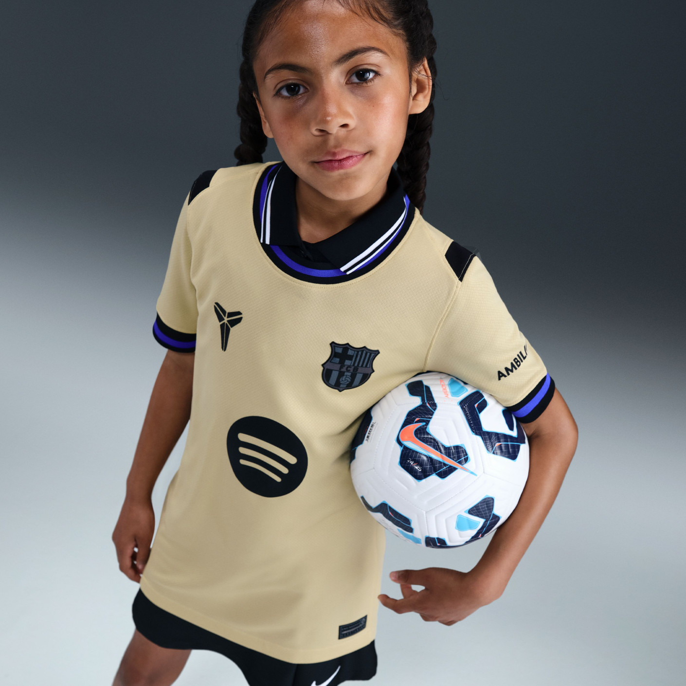 Nike FC Barcelona Frenkie de Jong 21 Away Shirt 2025-2026 Kids