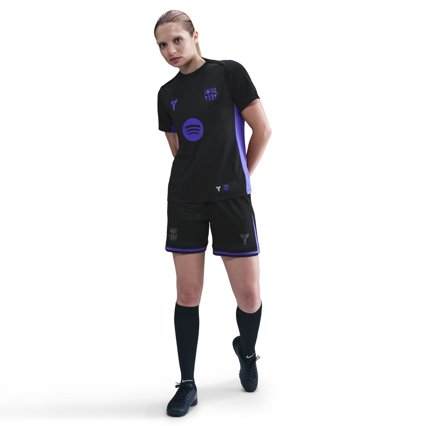 Nike FC Barcelona x Kobe Pre-Match Training Shirt 2025-2026 Women Black Purple