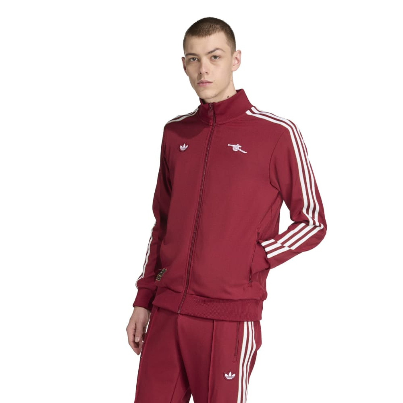 adidas Arsenal Terrace Icons Tracksuit Full-Zip Red White