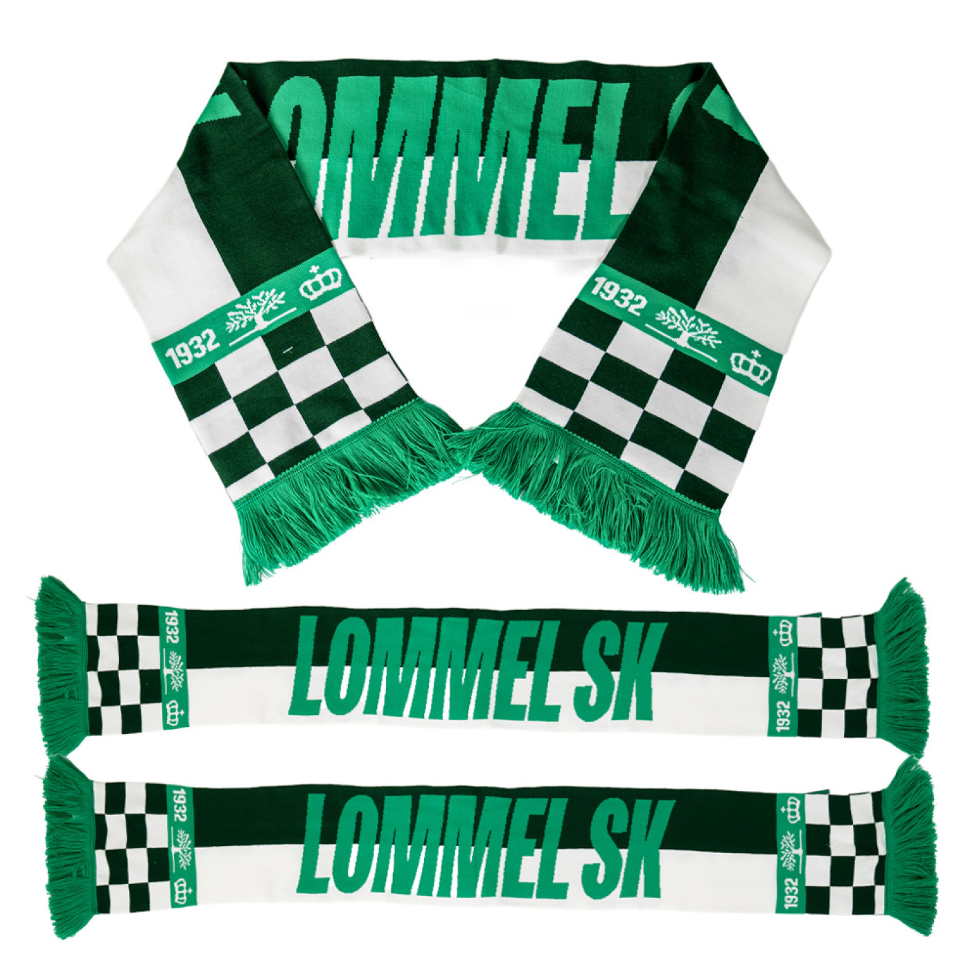 Lommel SK Checkered scarf