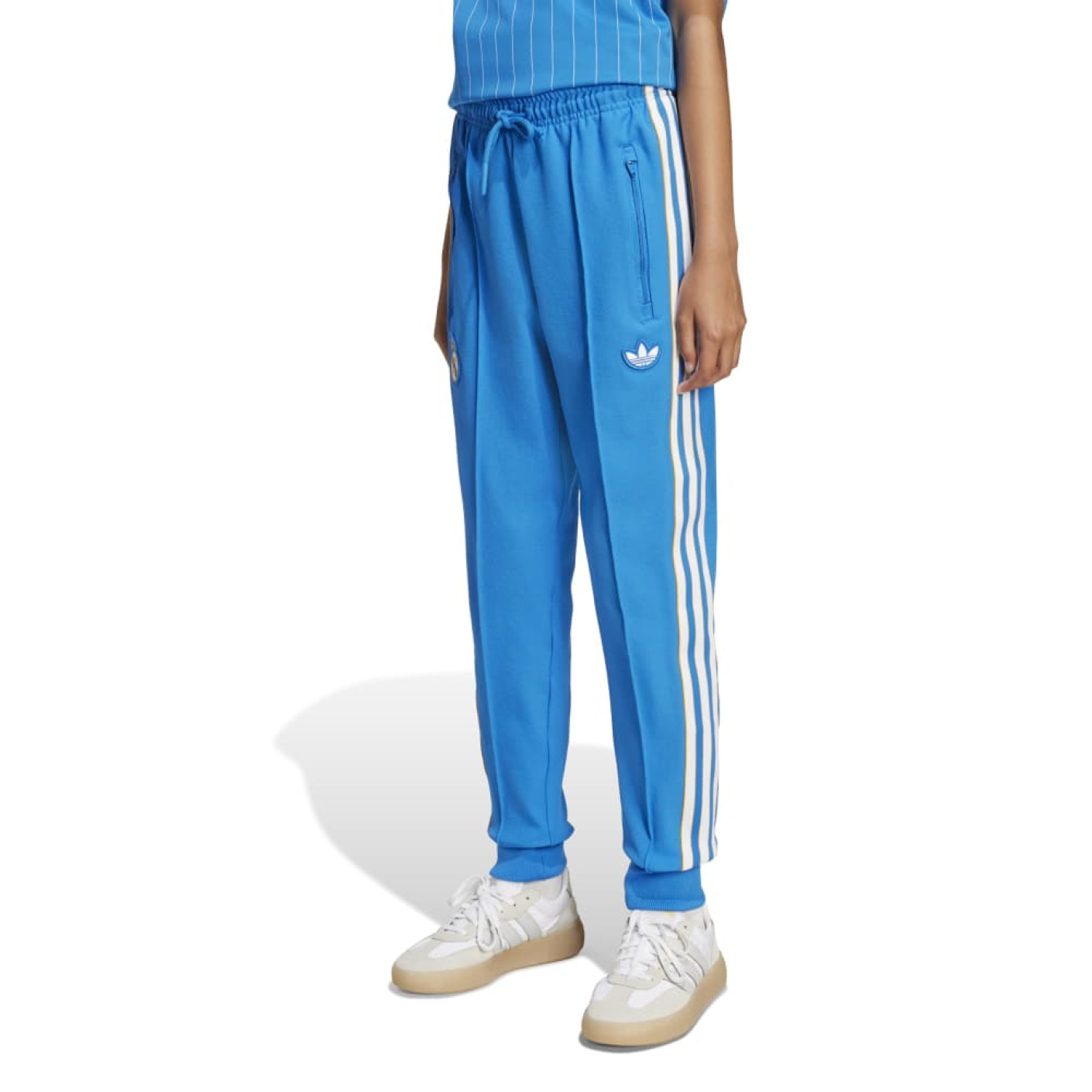 adidas Real Madrid Terrace Icons Trainingsbroek Kids Blauw Wit
