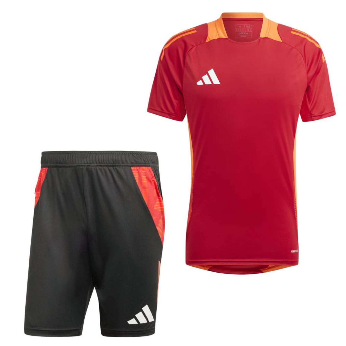 adidas Tiro 24 Competition Trainingsset Rood Zwart