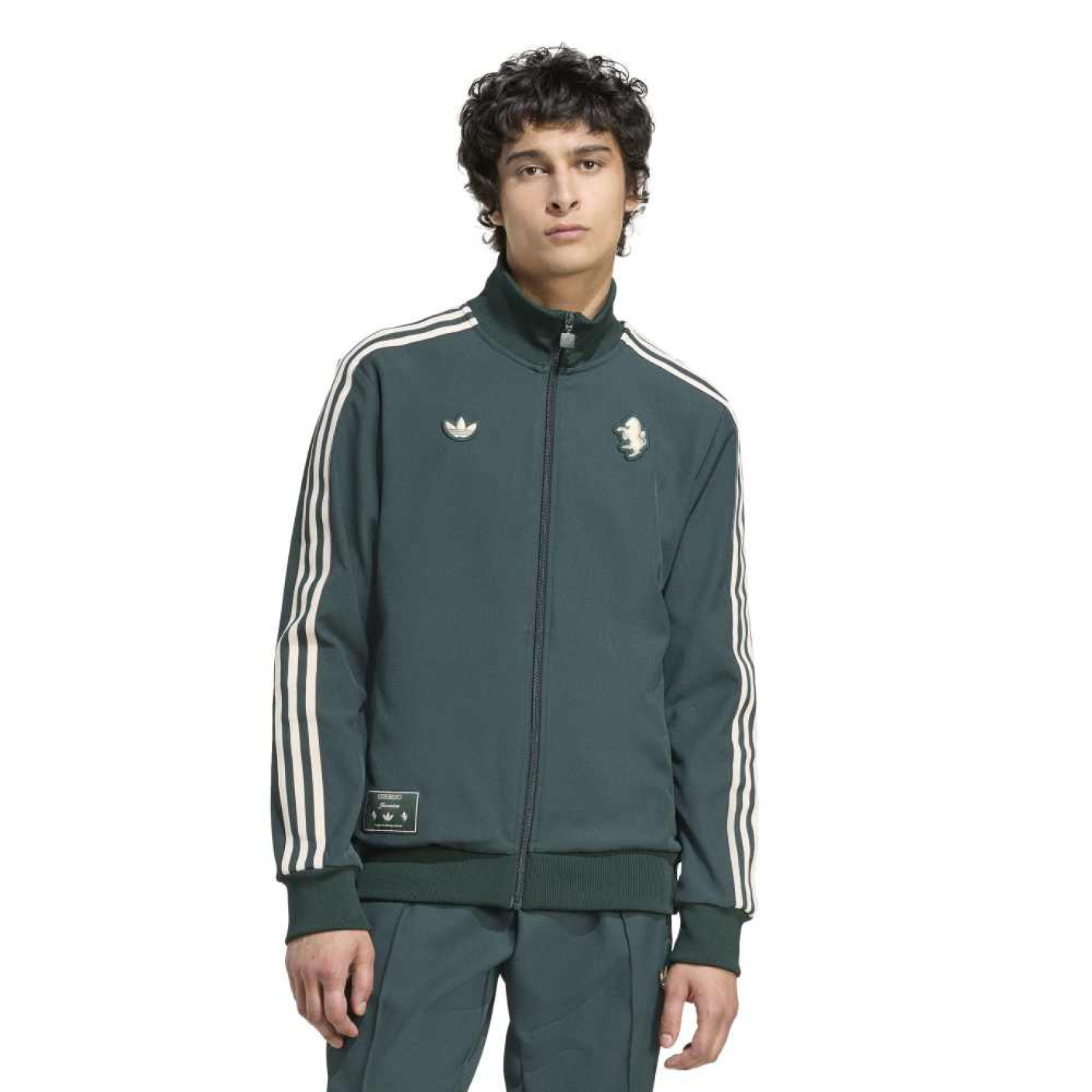 adidas Juventus Terrace Icons Trainingspak Full-Zip Donkergroen