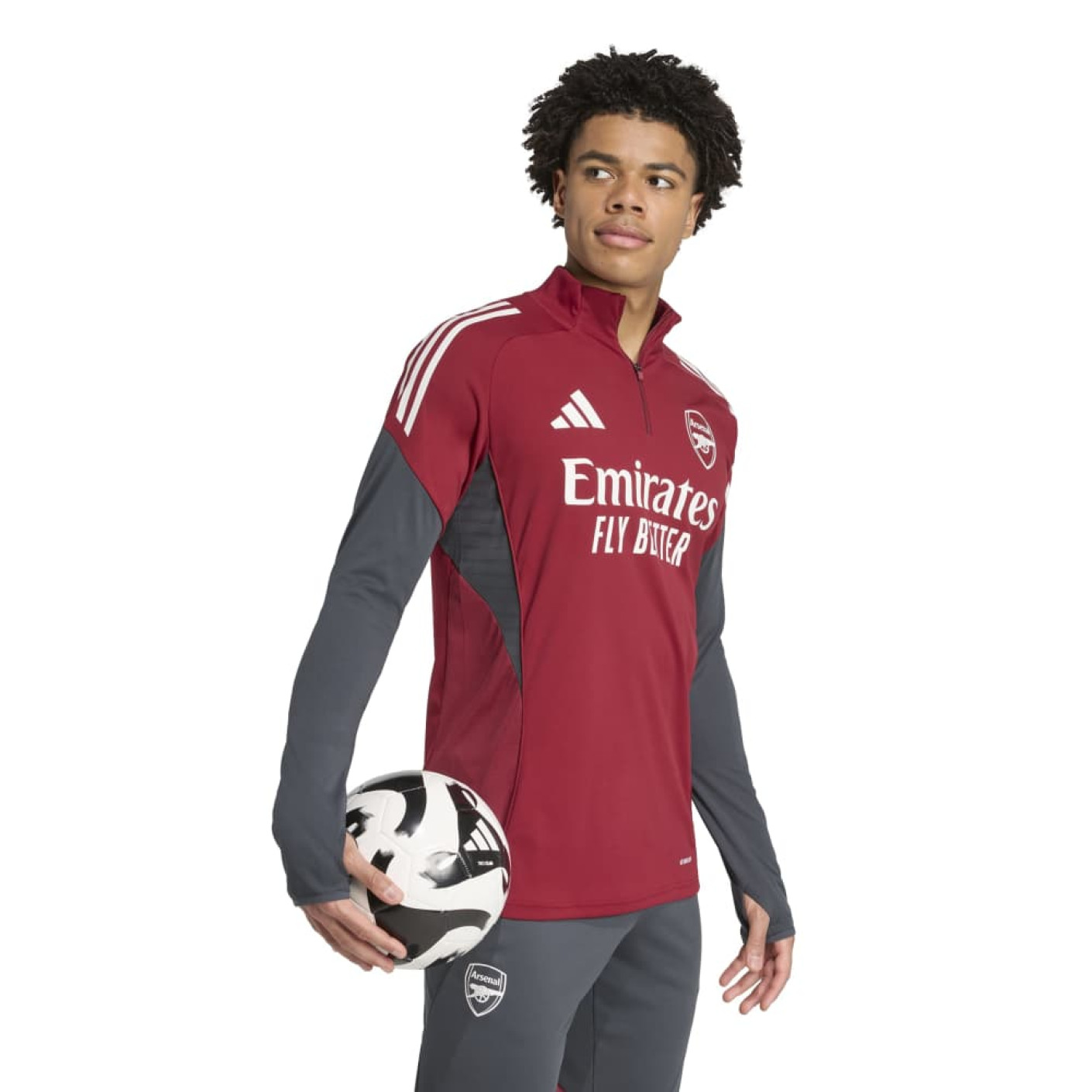 adidas Arsenal Training sweater 1/4-Zip European 2025-2026 Red