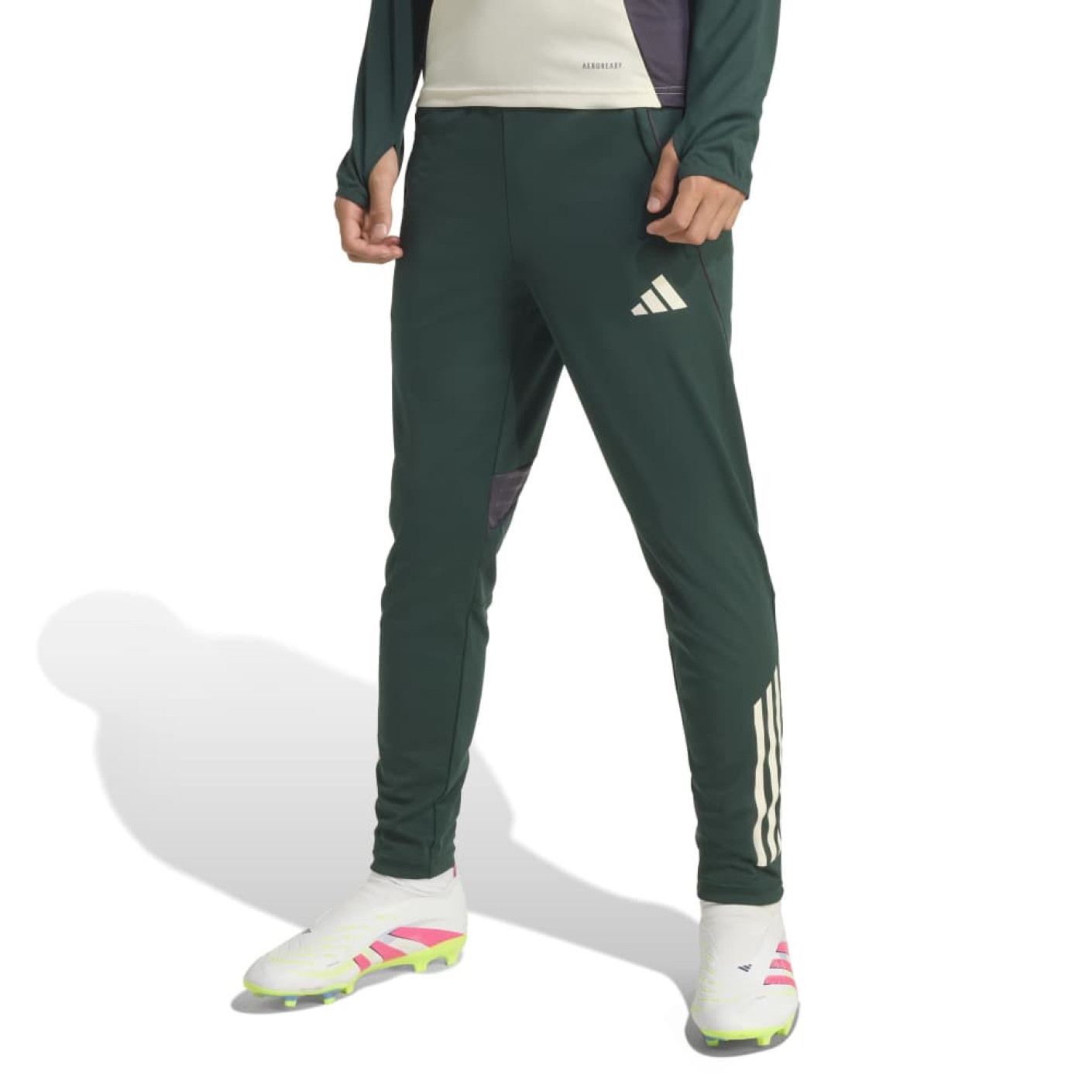 adidas Juventus Trainingsbroek Europees 2025-2026 Kids Groen Beige Zwart