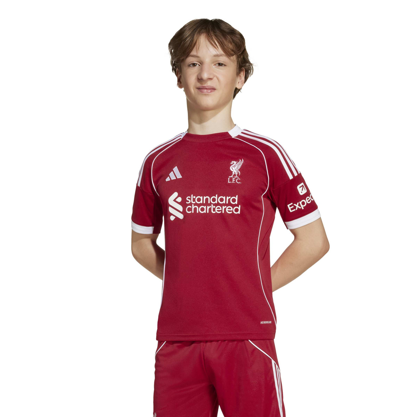 adidas Liverpool Home Shirt 2025-2026 Kids