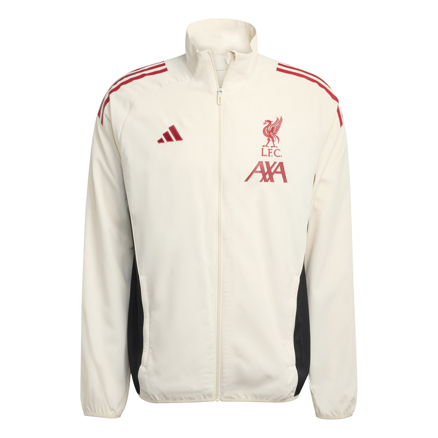 adidas Liverpool Presentation Training Jacket 2025-2026 White Red