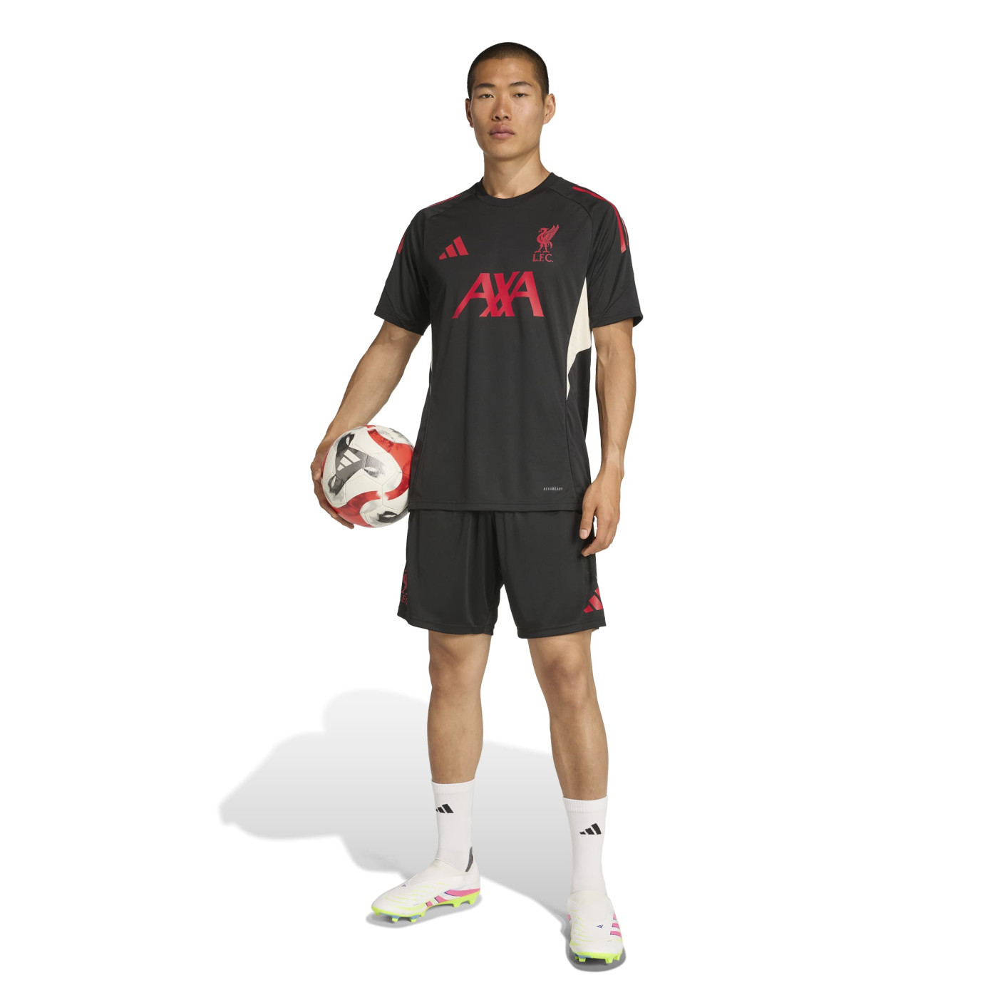 adidas Liverpool Training Set 2025-2026 Black Red White