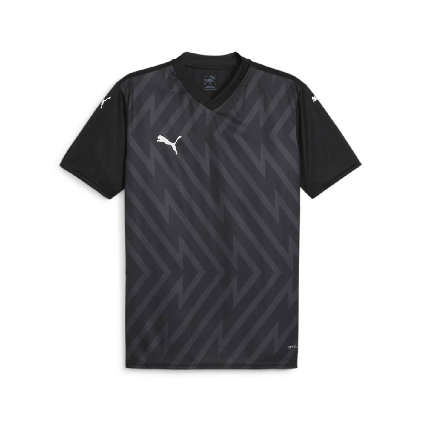 PUMA teamGLORY Voetbalshirt Zwart Wit Grijs