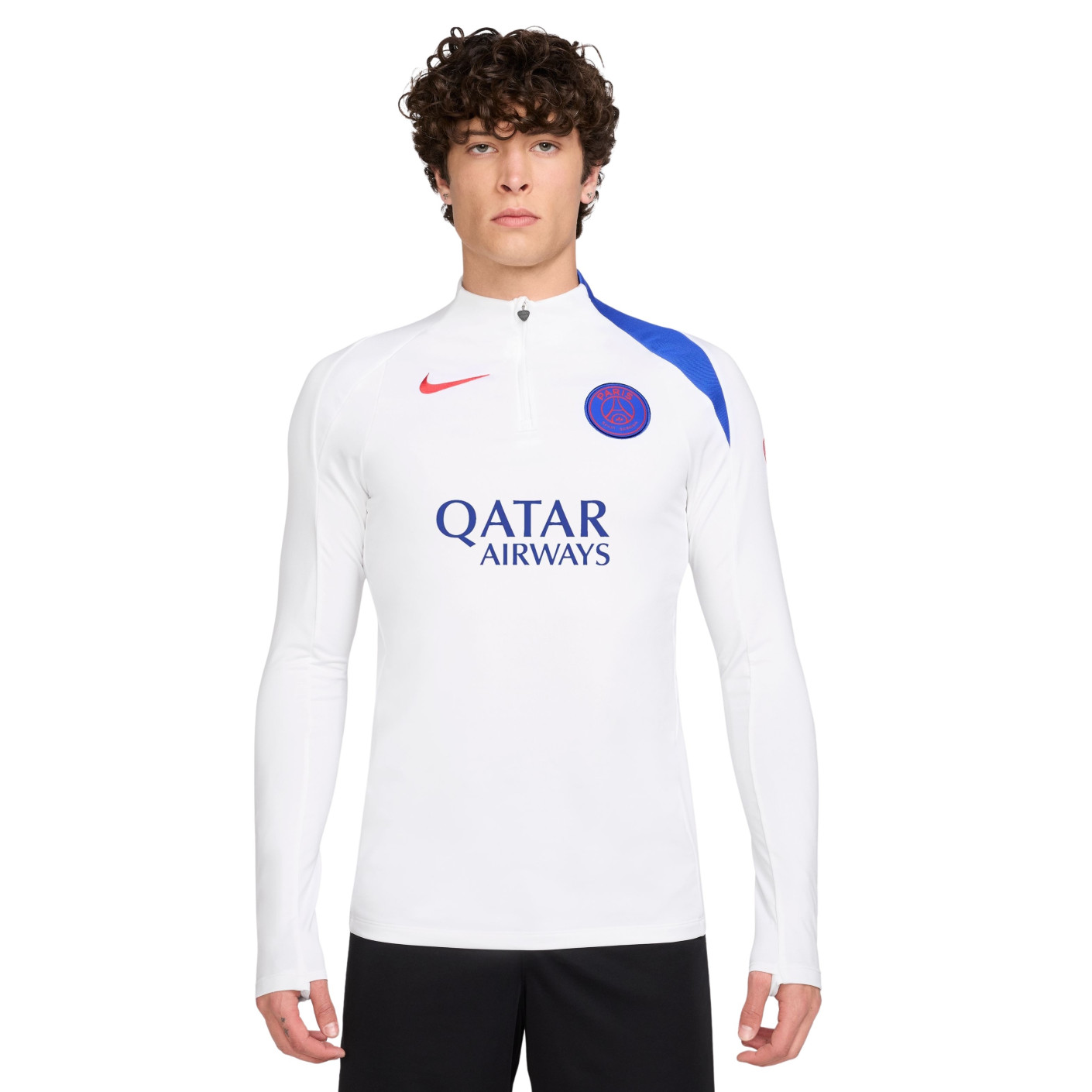 Nike Paris Saint-Germain Strike Trainingstrui 1/4-Zip 2025-2026 Wit Blauw Rood