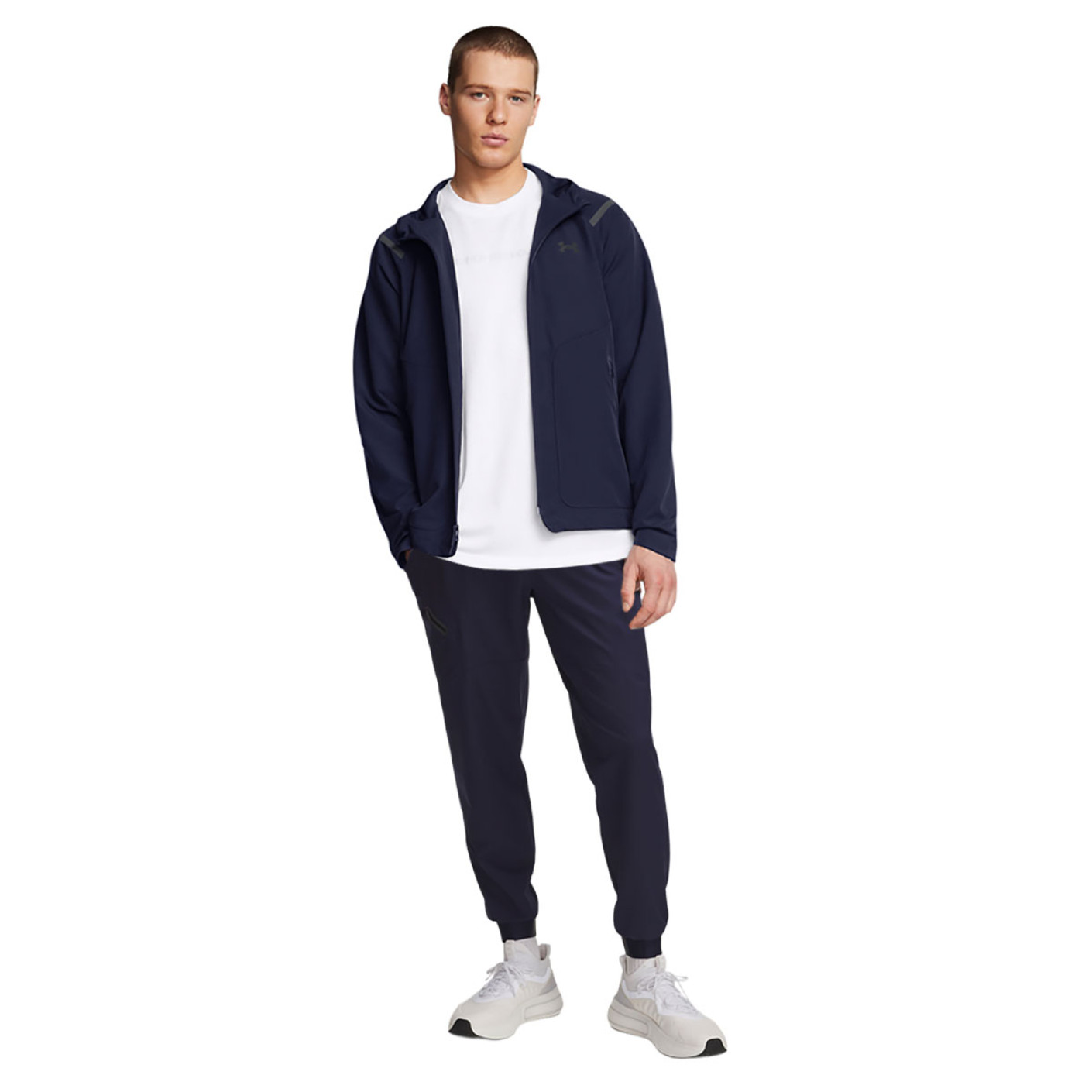 Under Armour Unstoppable Trainingspak Full-Zip Donkerblauw Grijs