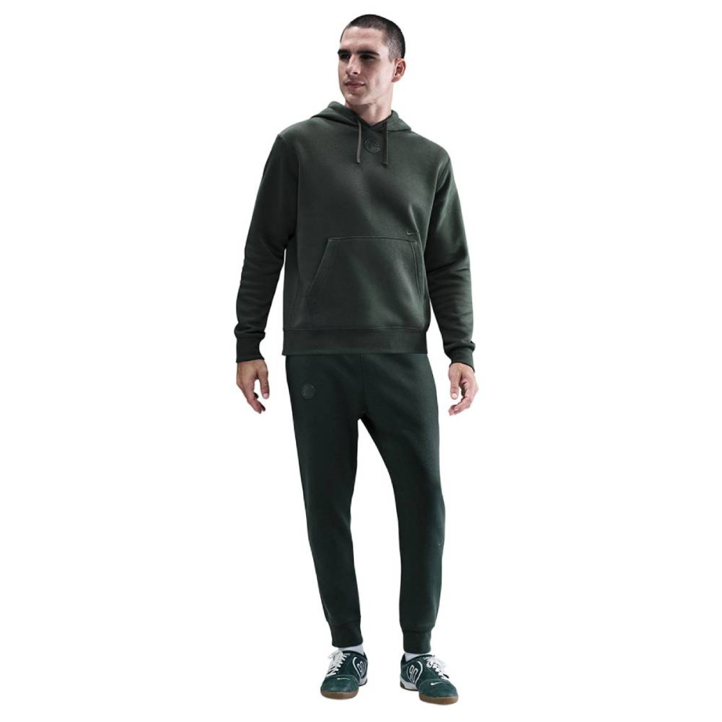 Nike Chelsea Club Joggingpak Hooded 2025-2026 Donkergroen
