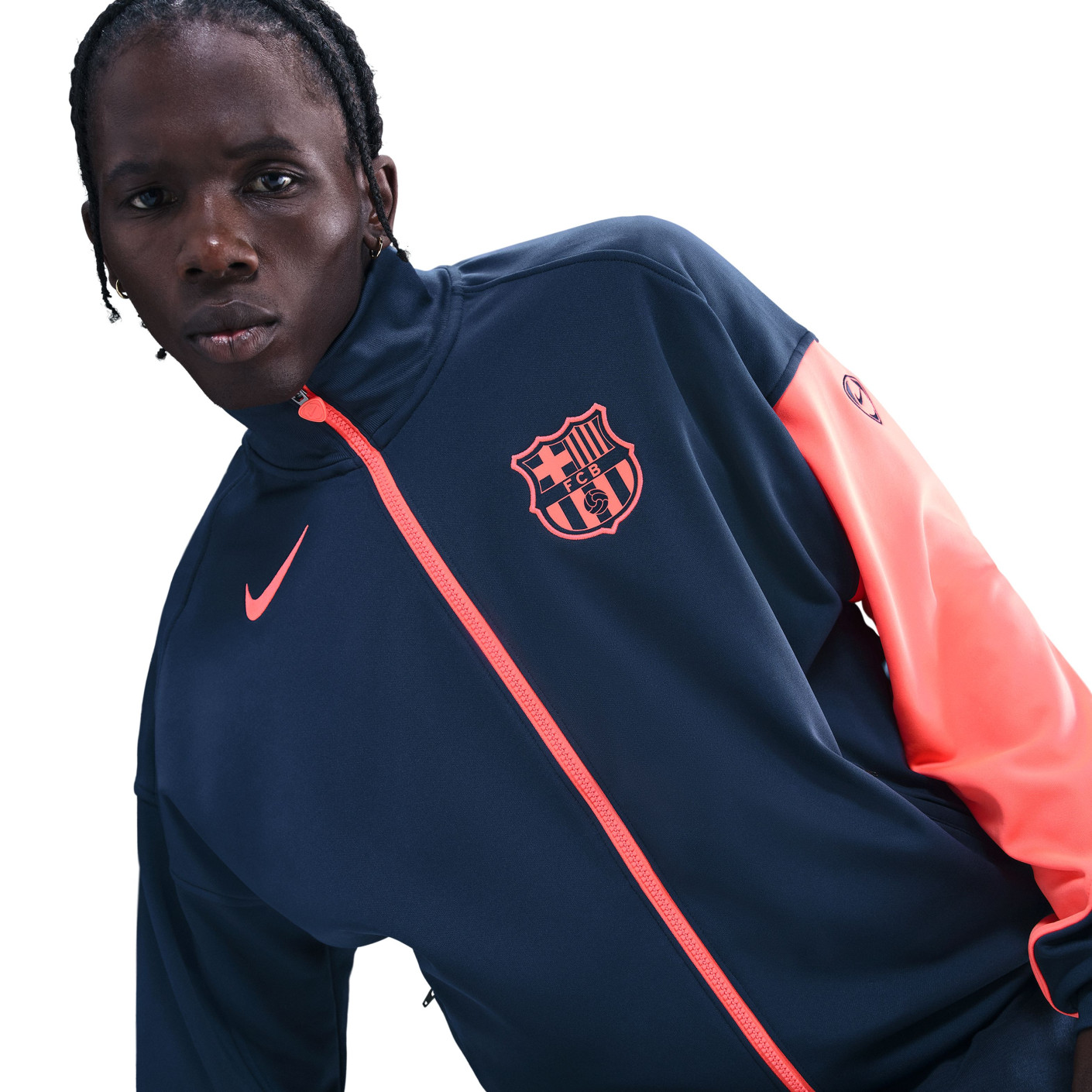 Nike FC Barcelona Anthem Training Jacket 2025-2026 Dark Blue