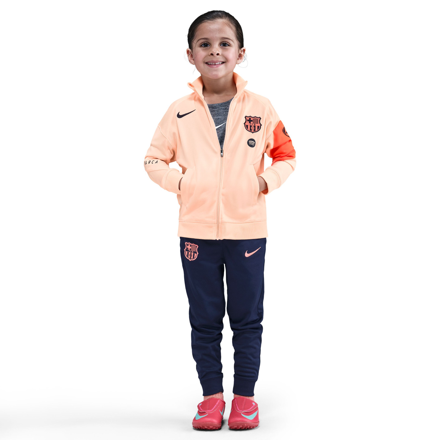 Nike FC Barcelona Strike Full-Zip Tracksuit 2025-2026 Toddlers