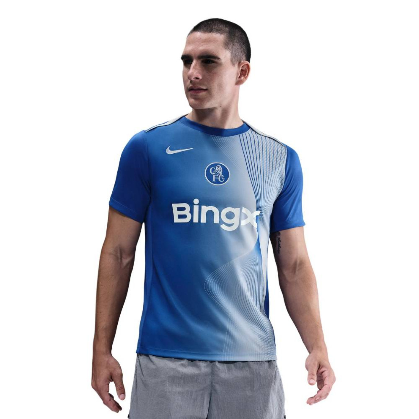 Nike Chelsea Pre-Match Training Shirt 2025-2026 Blue White