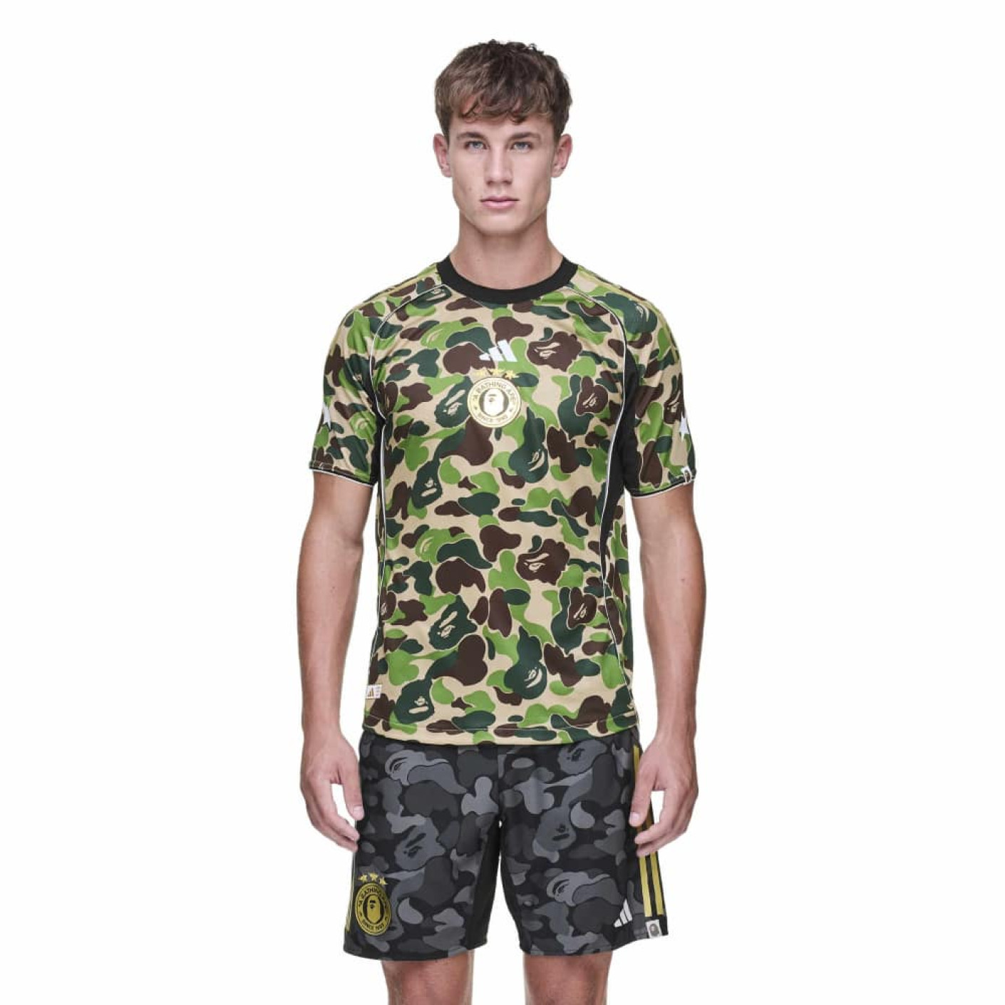 adidas x BAPE Voetbalshirt Groen Camo