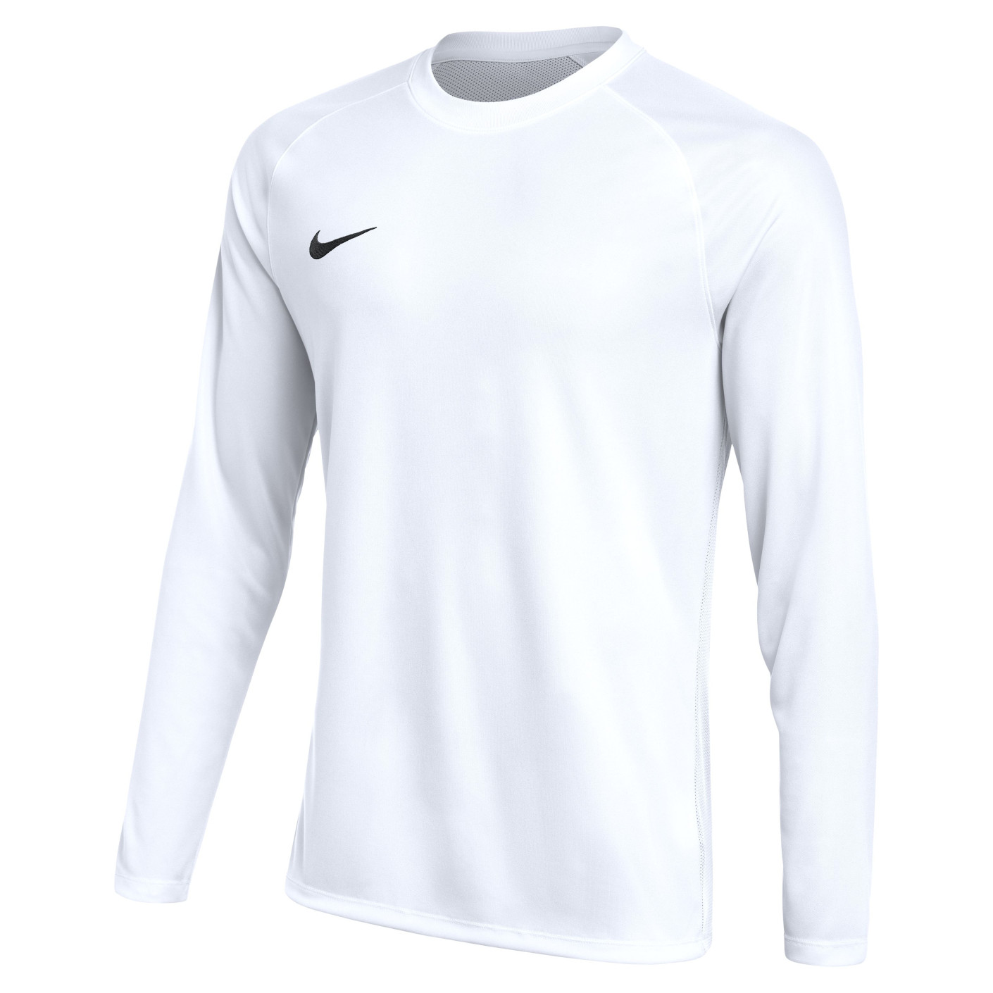 Nike Dri-FIT Park VIII Voetbalshirt Lange Mouwen Wit Zwart