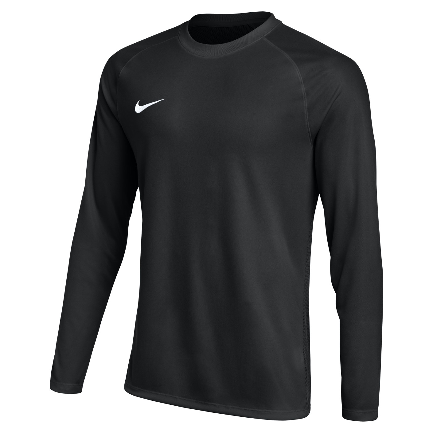 Nike Dri-FIT Park VIII Kids Long Sleeve Football Shirt Black White