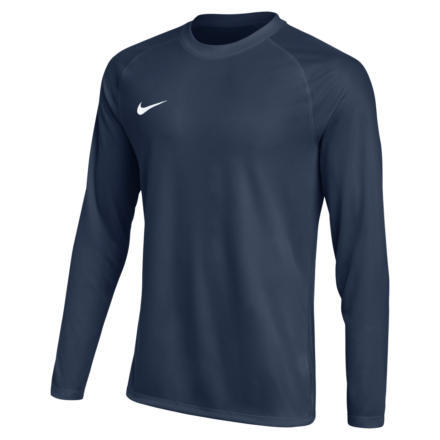 Nike Dri-FIT Park VIII Long Sleeve Football Shirt Kids Dark Blue White