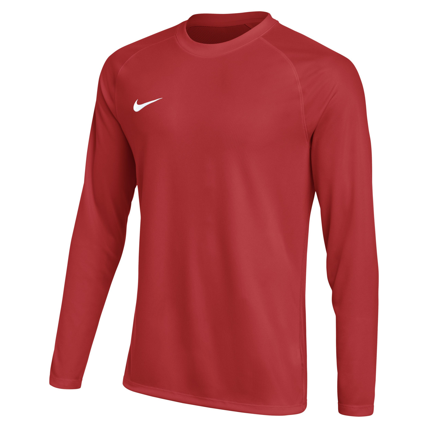 Nike Dri-FIT Park VIII Kids Long Sleeve Football Shirt Red White