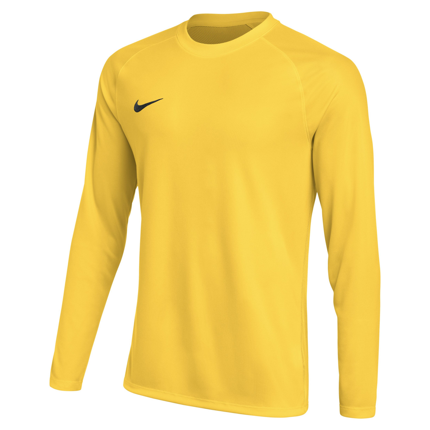 Nike Dri-FIT Park VIII Voetbalshirt Lange Mouwen Kids Geel Zwart