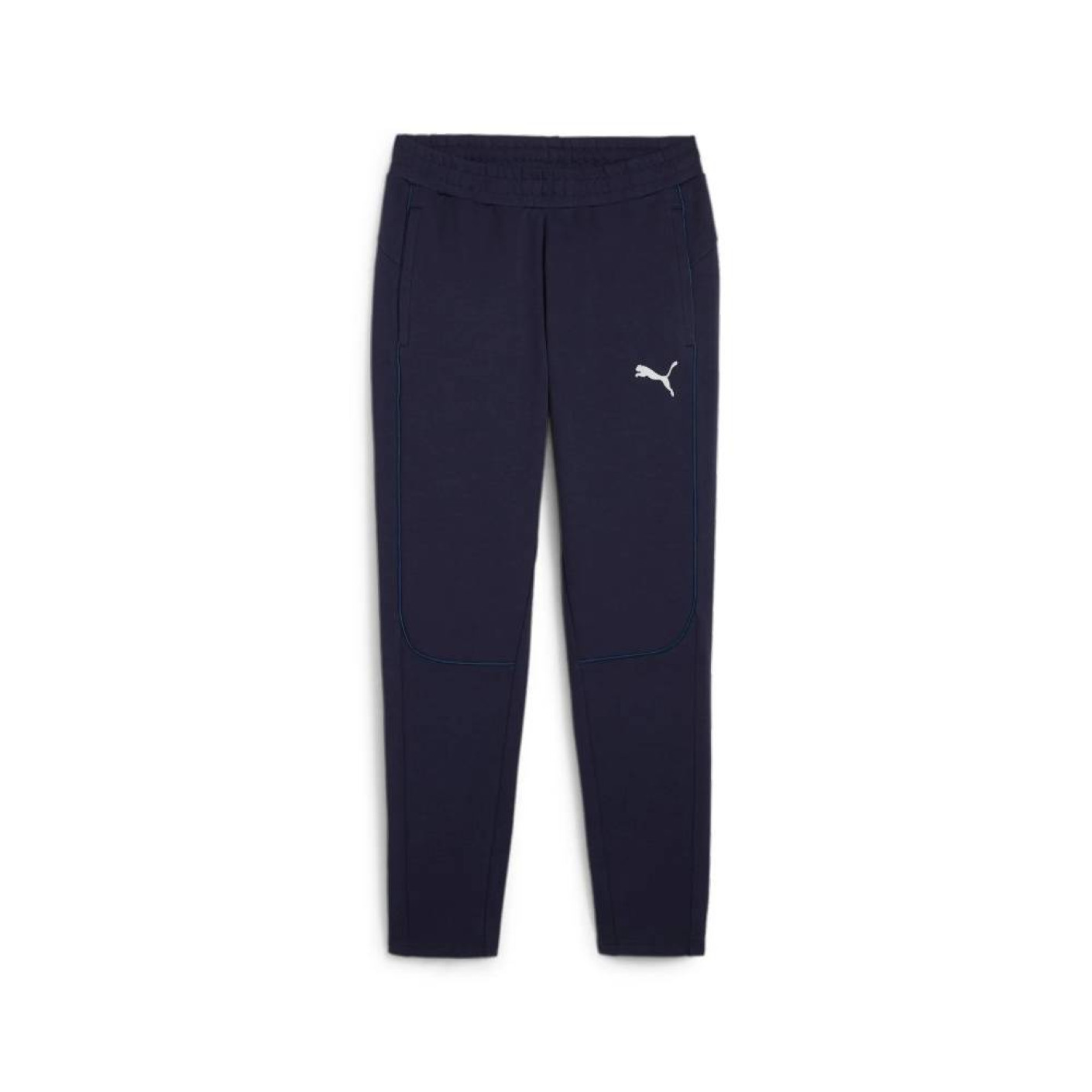 PUMA teamFINAL Casuals Trainingsbroek Donkerblauw Zilver