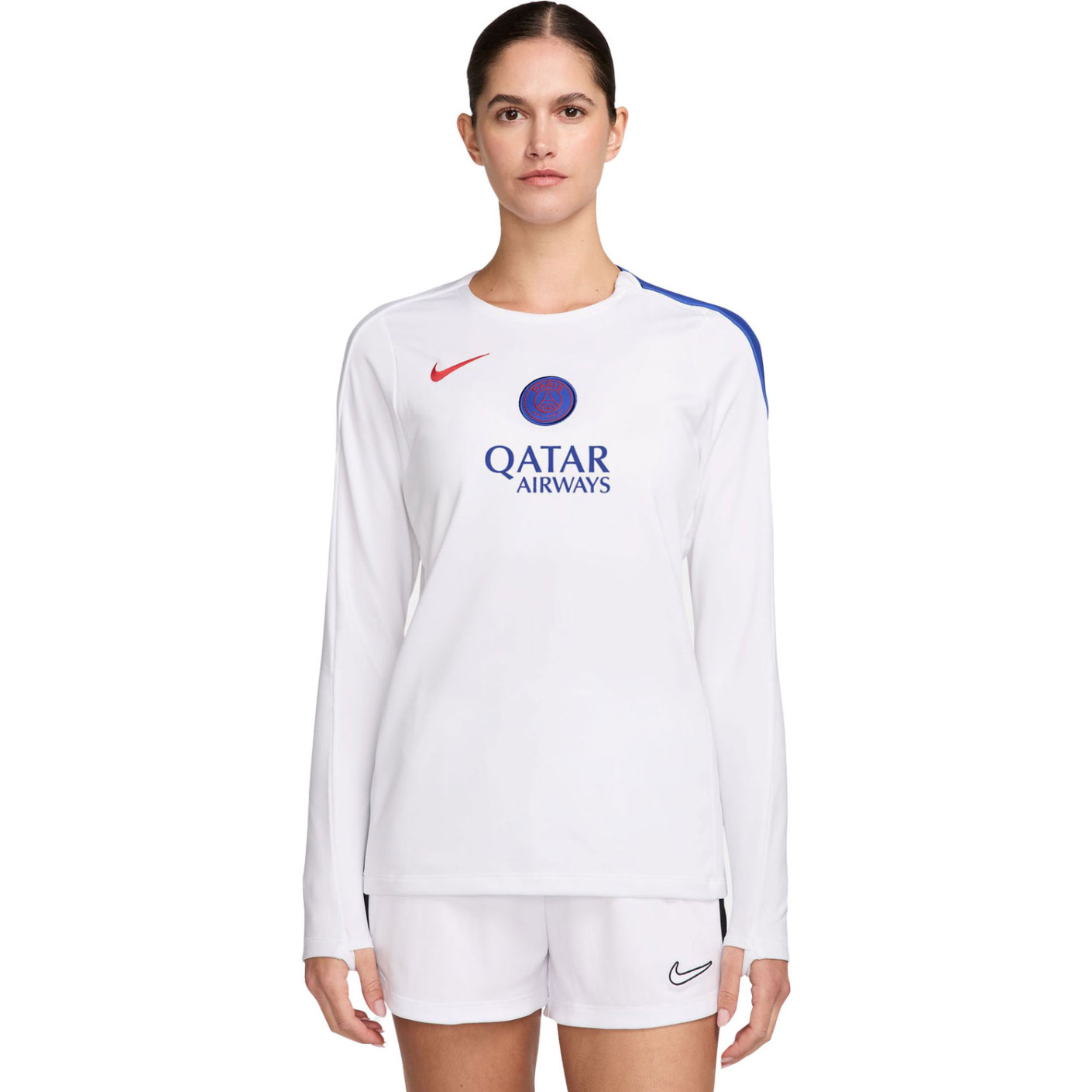 Nike Paris Saint-Germain Strike Trainingstrui 2025-2026 Dames Wit Blauw Rood