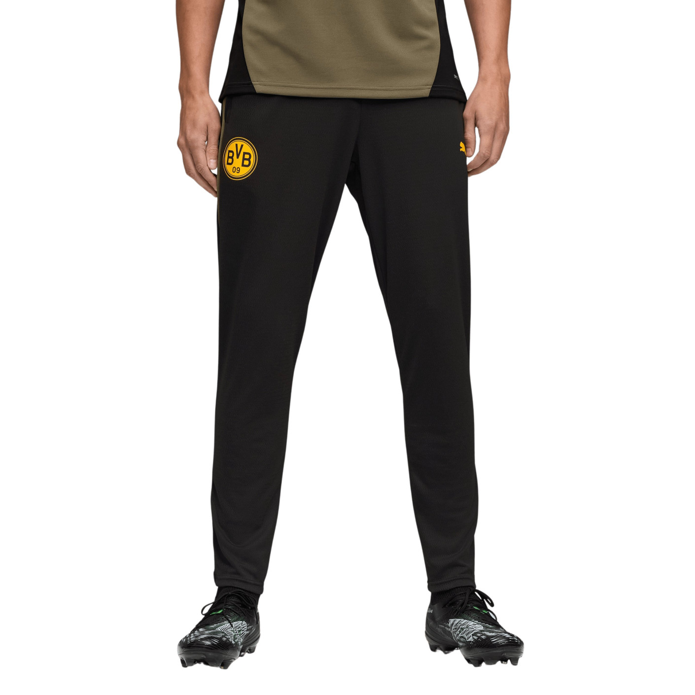 PUMA Borussia Dortmund Training pants 2025-2026 Black Olive Green