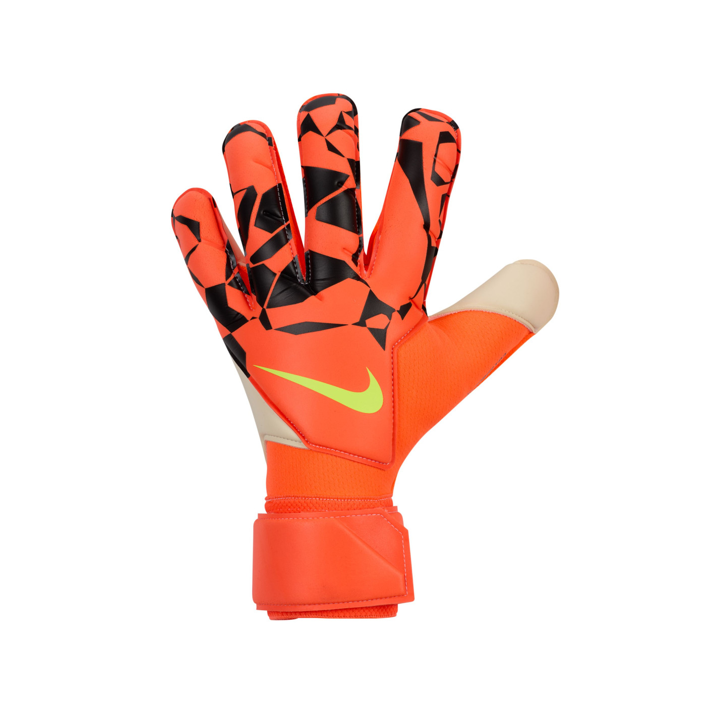 Nike Vapor Grip3 Keepershandschoenen Oranje Zwart Neongeel