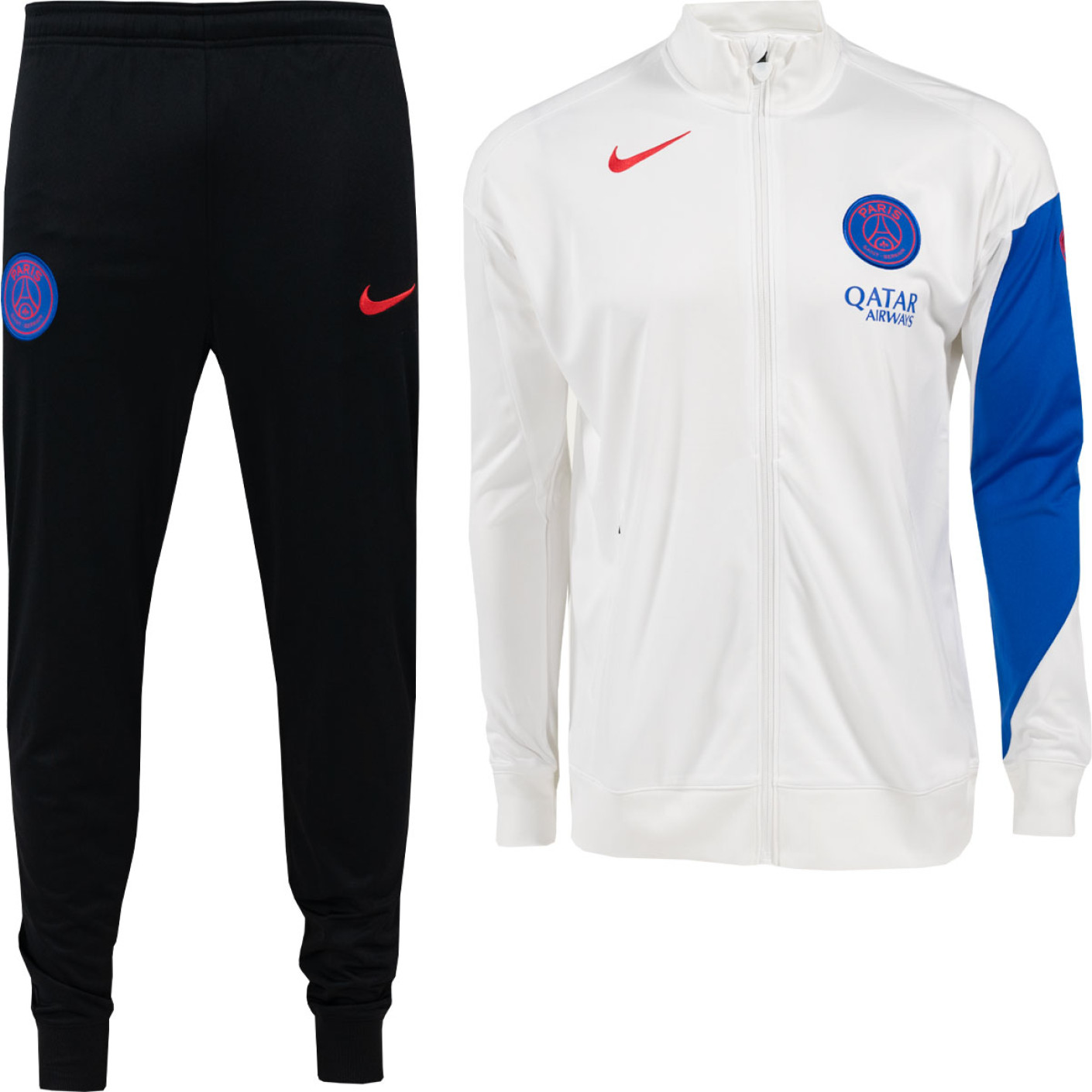 Nike Paris Saint-Germain Strike Trainingspak Full-Zip 2025-2026 Wit Zwart Blauw Rood