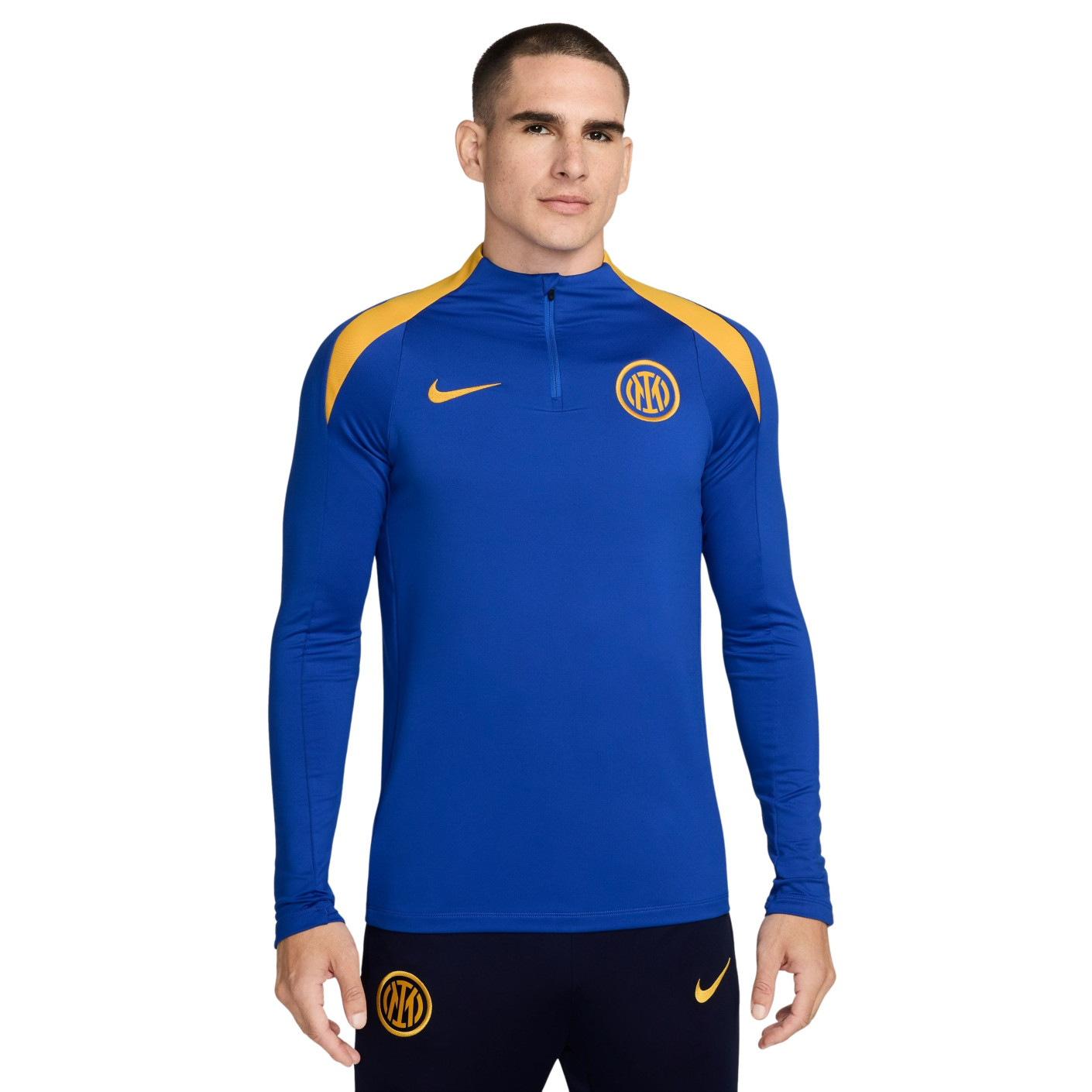 Nike Inter Milan Strike Training sweater 1/4-Zip 2024-2025 Blue