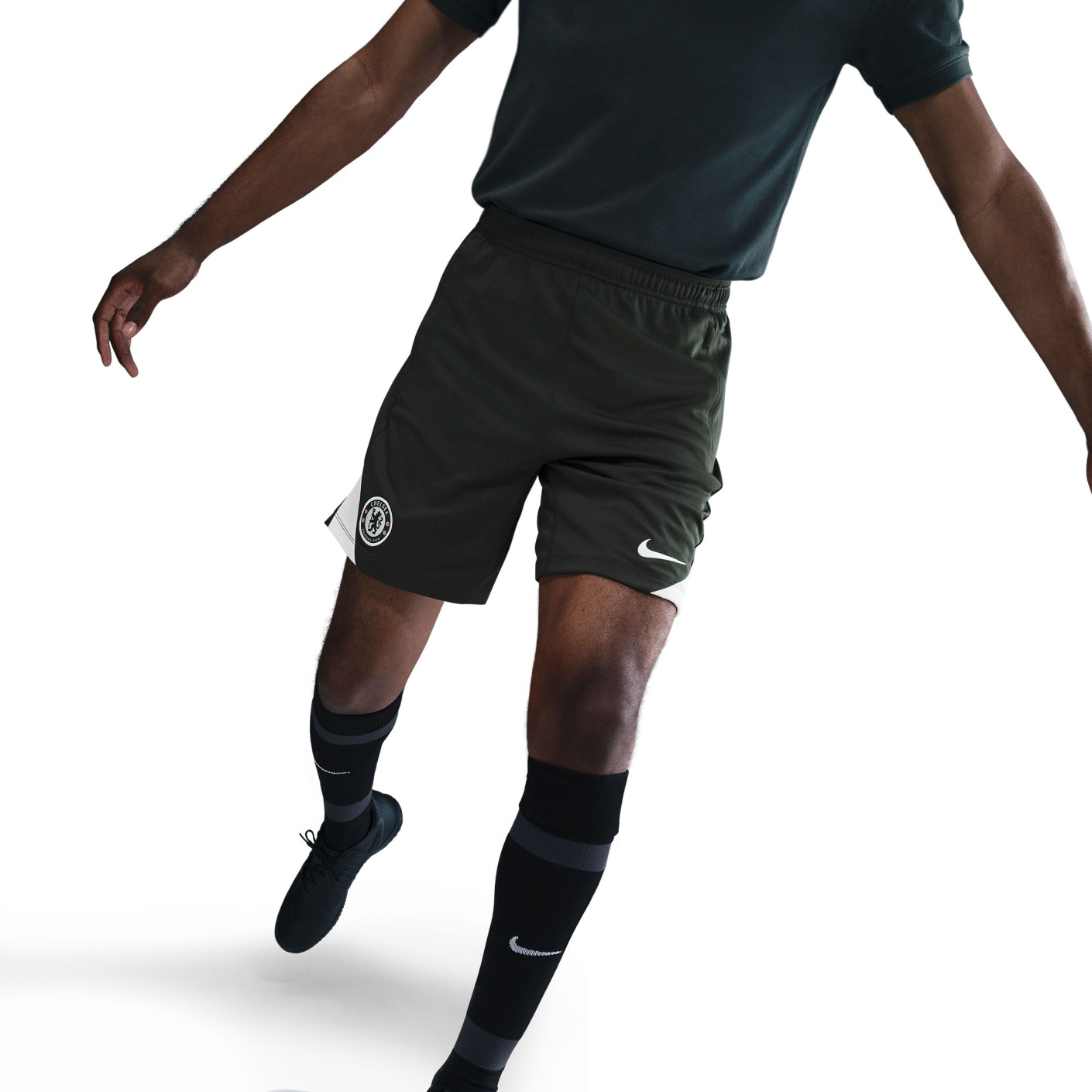 Nike Chelsea Strike Training Set 2025-2026 Grey Green Dark Green