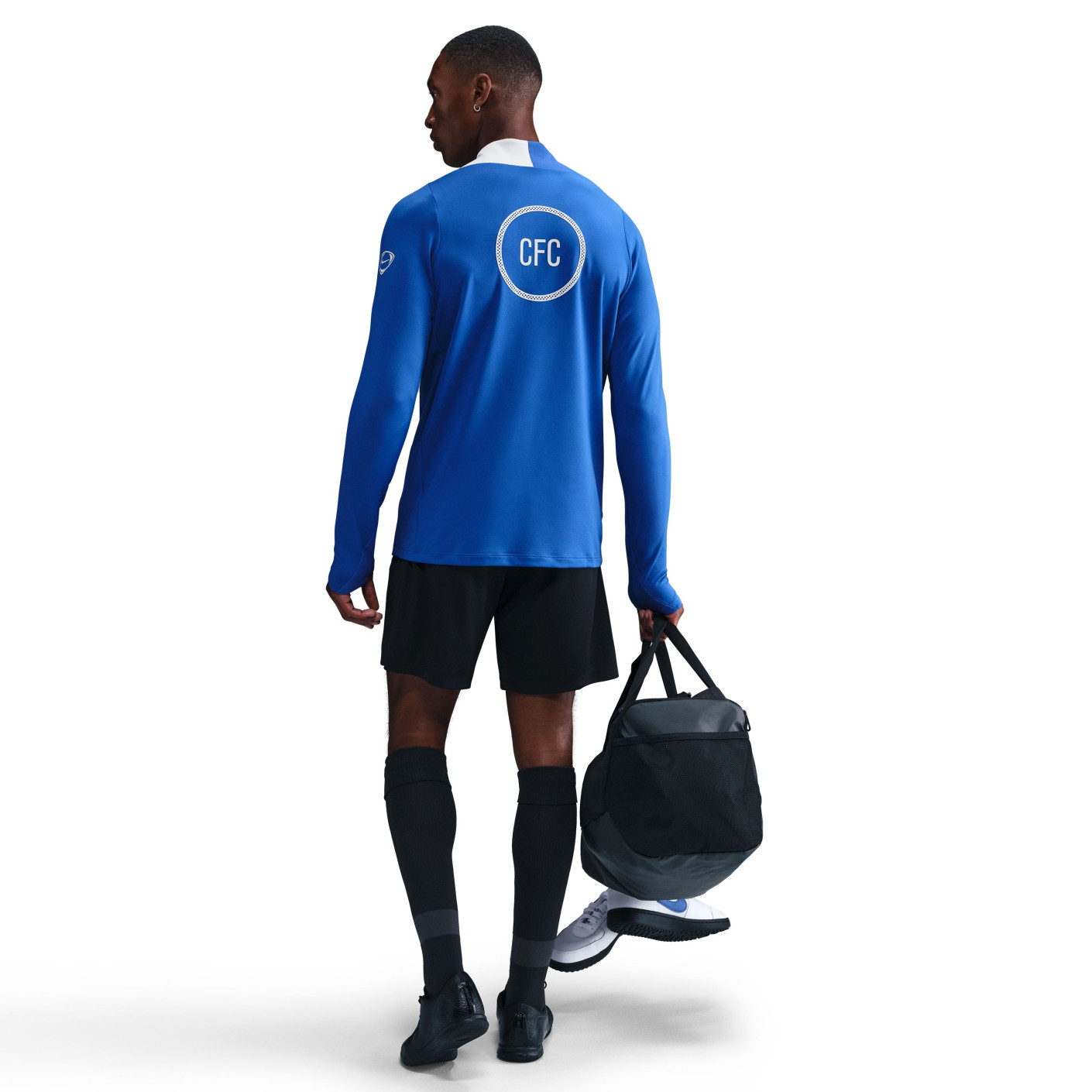 Nike Chelsea Strike Training sweater 1/4-Zip 2025-2026 Blue White