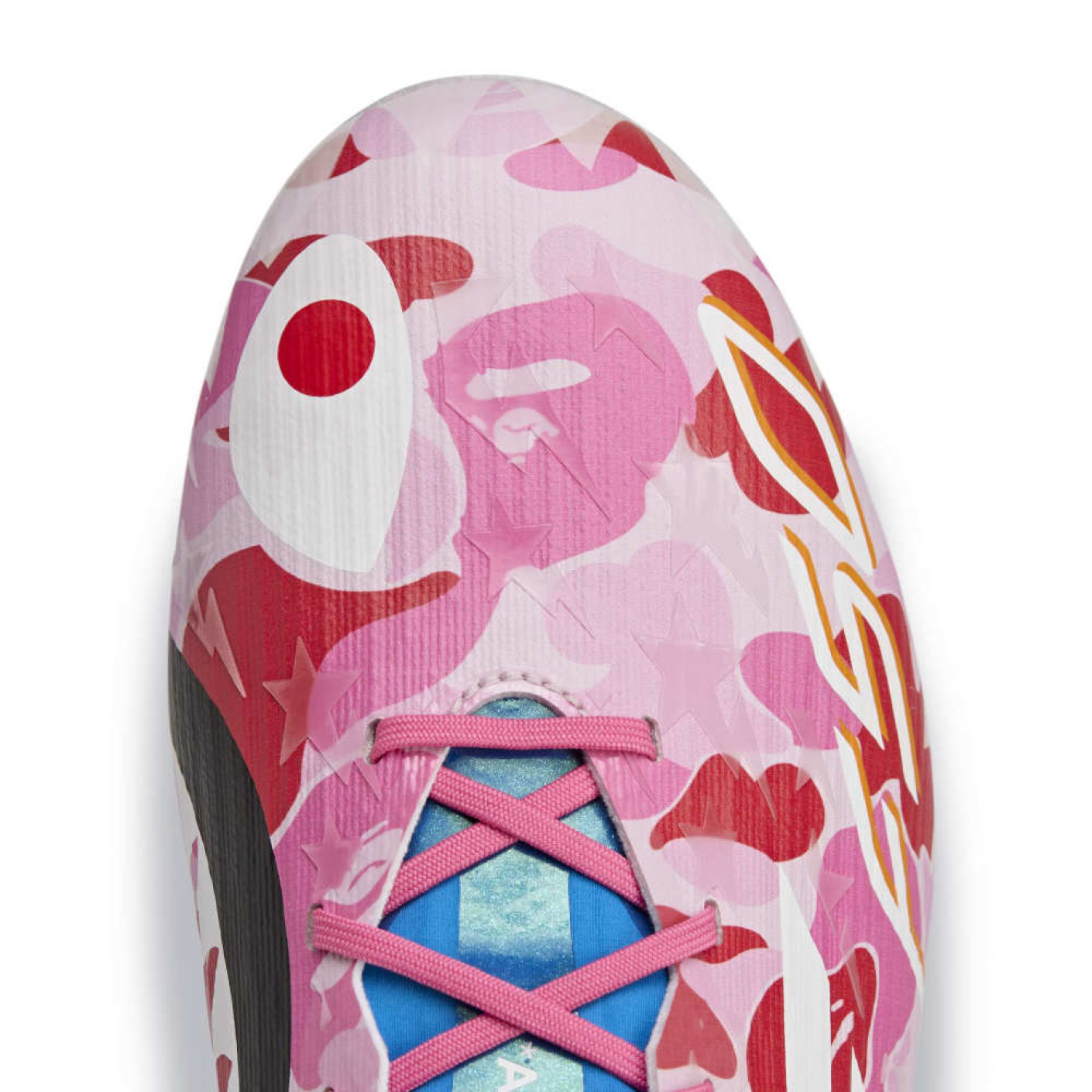 adidas F50 BAPE Elite Gras Football Boots (FG) Pink White Blue